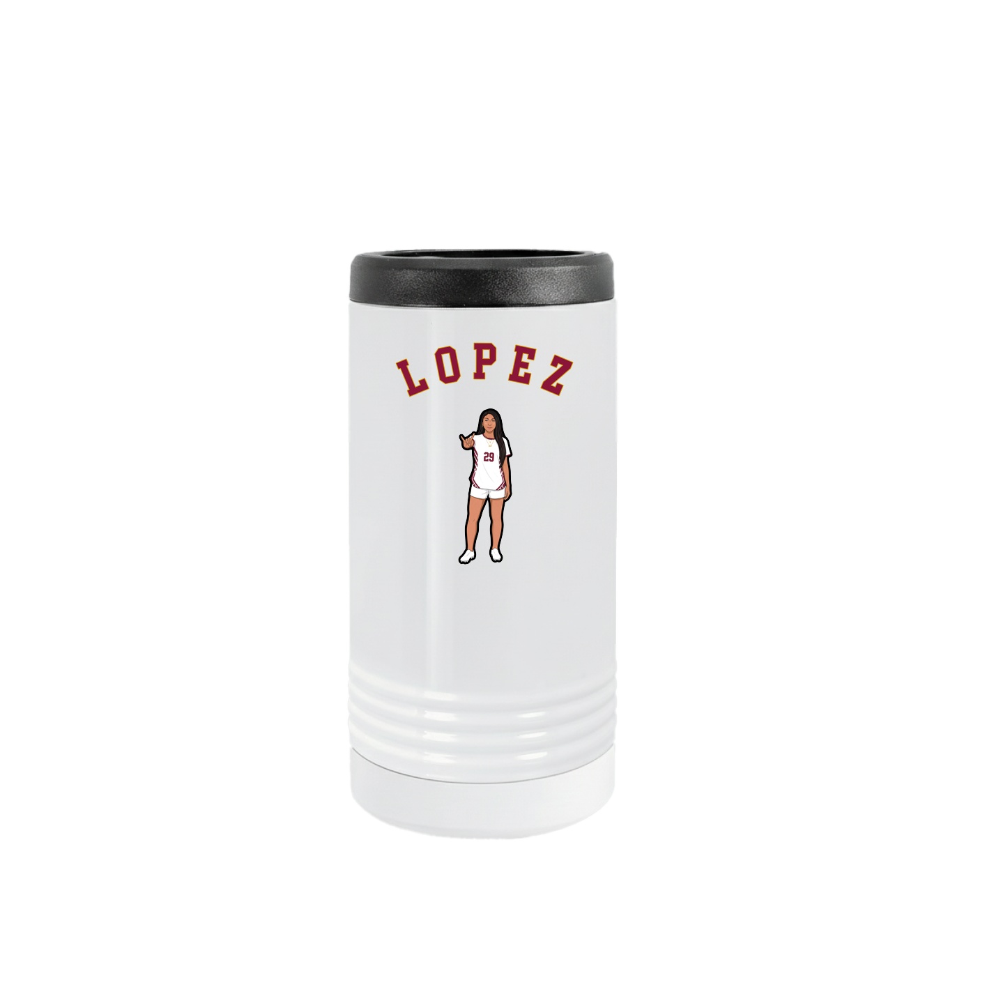 Slim Beverage Holder — Shirsey Arch in White