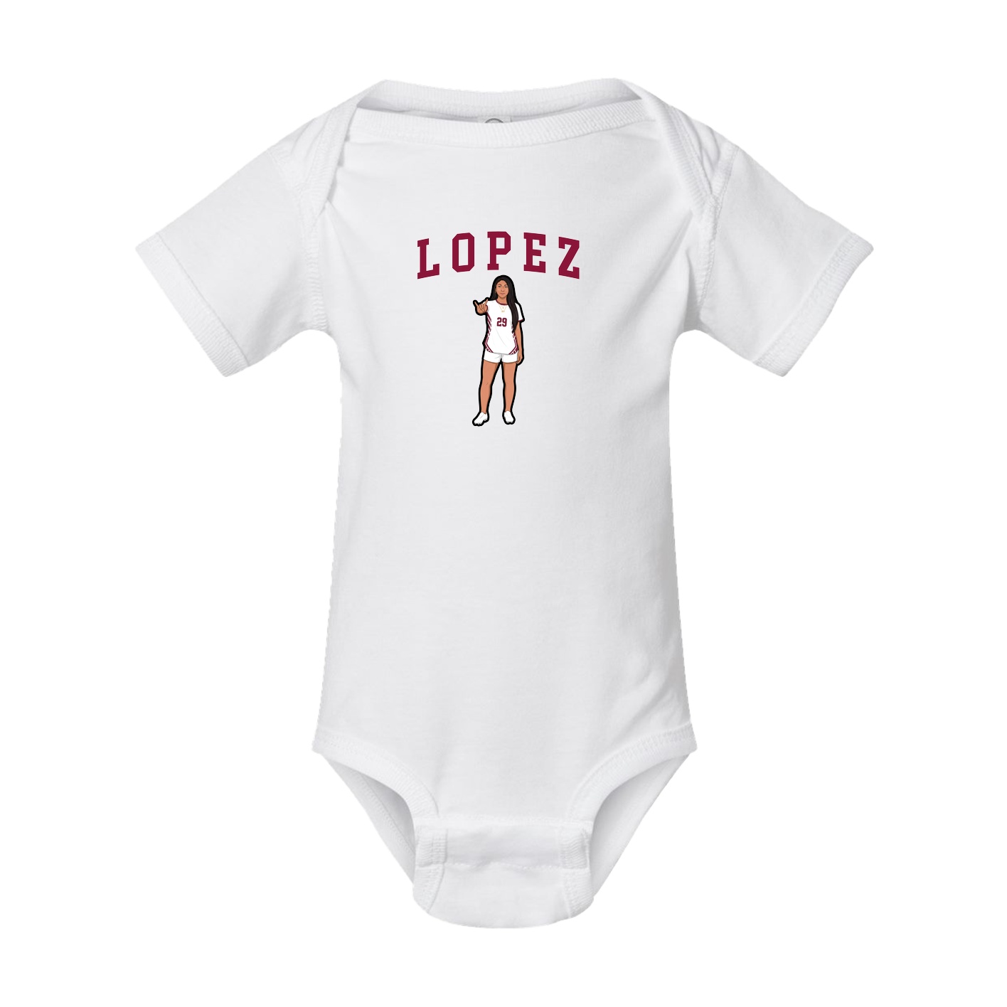 Baby Onesie — Shirsey in White