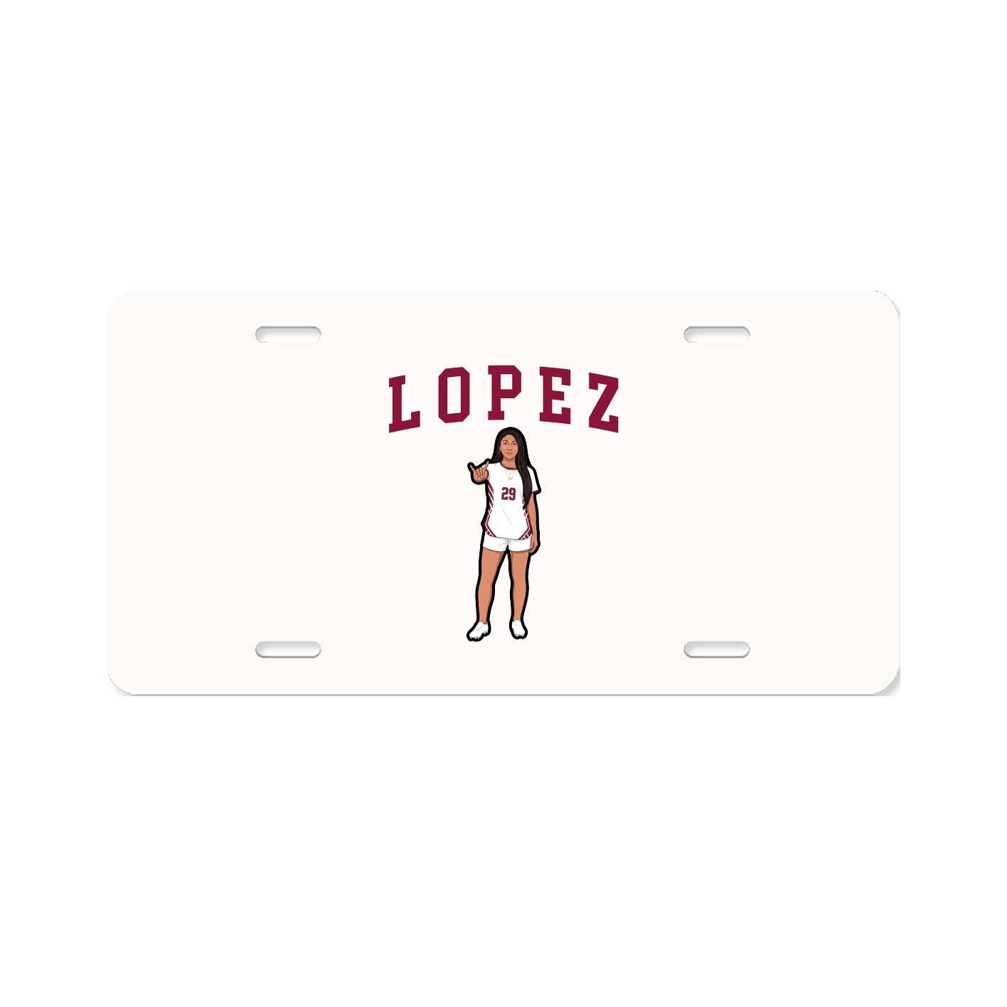 License Plate — Shirsey in Classic