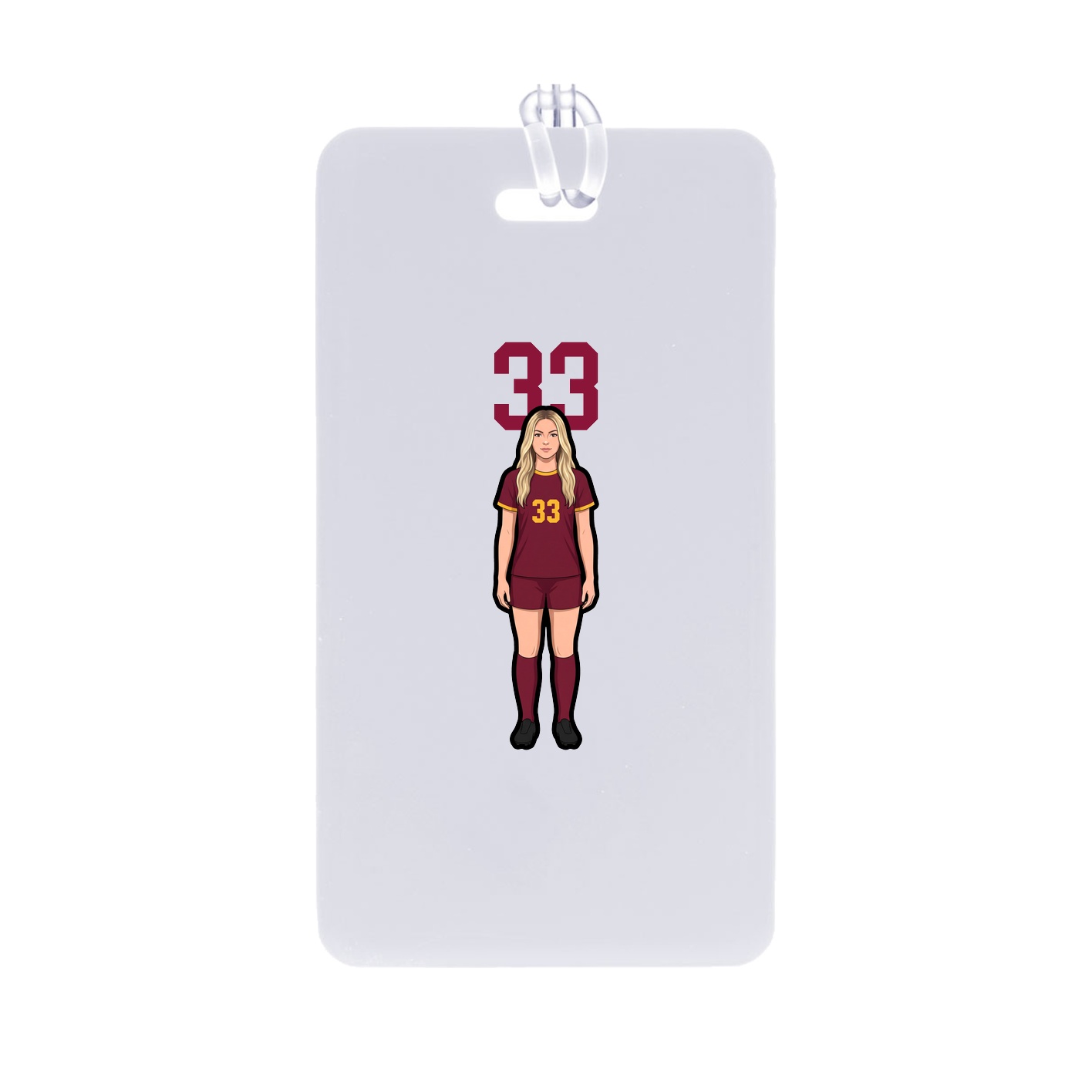 Bag Tag — Number Top in Classic
