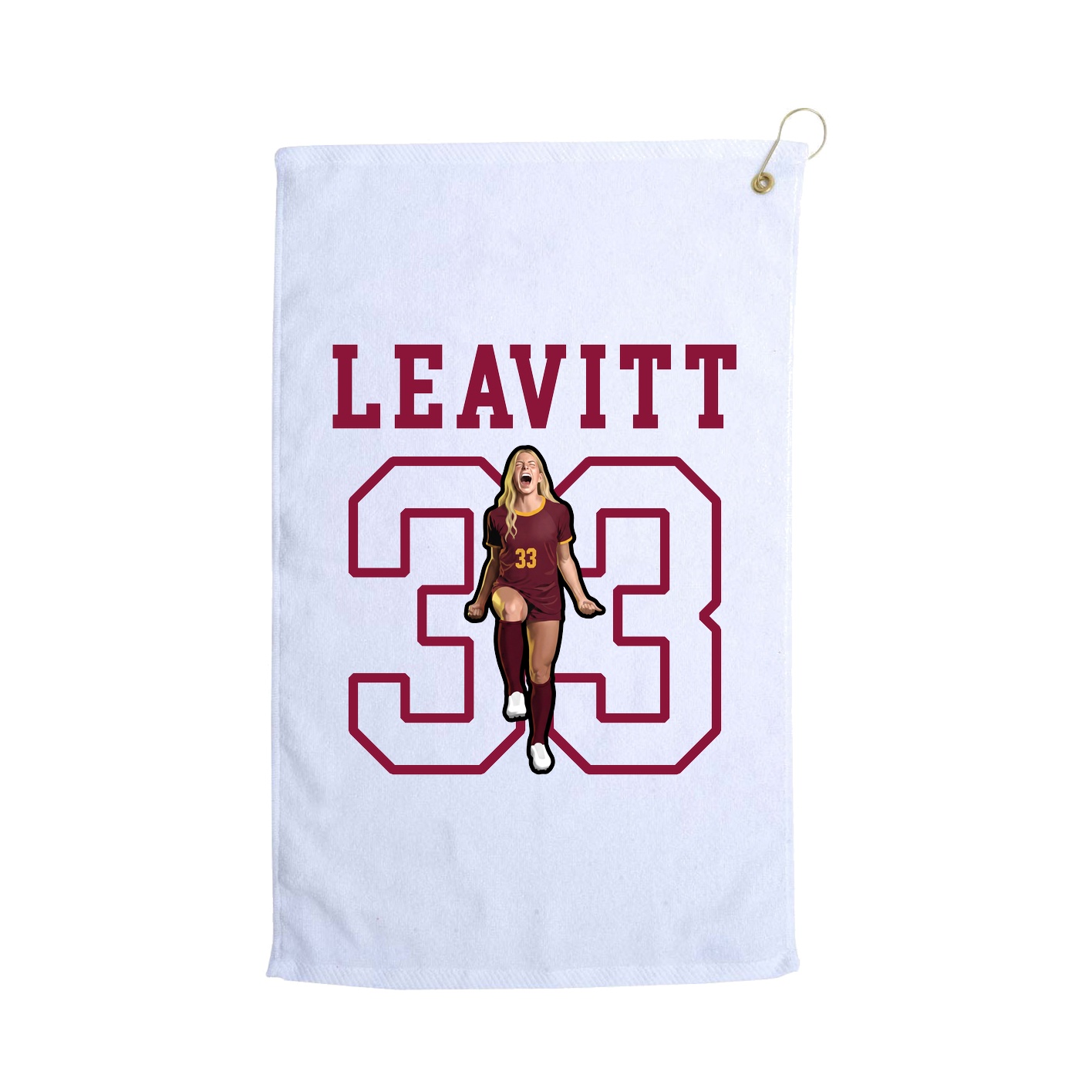 Golf Towel — Shirsey in White