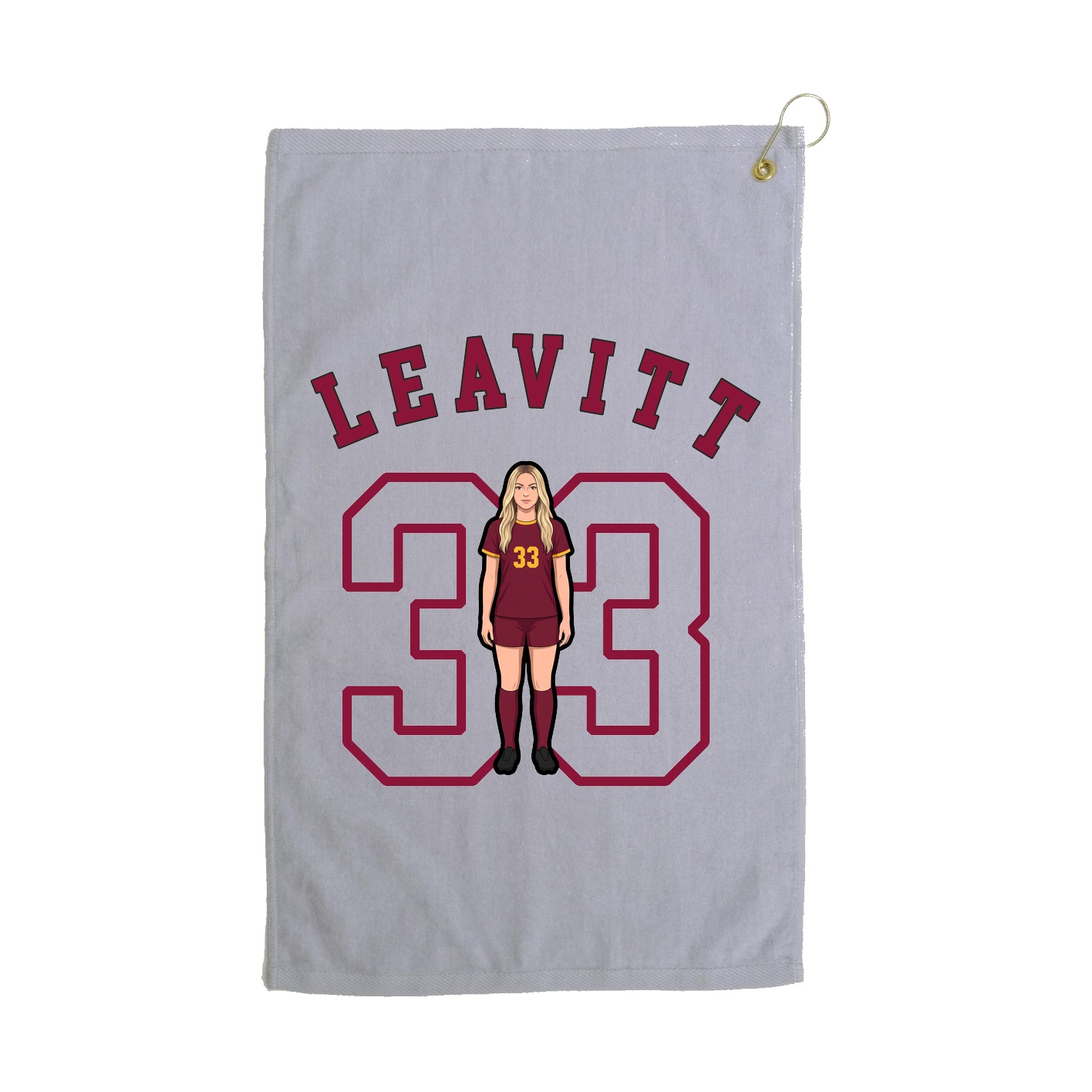 Golf Towel — Shirsey Arch in Grey