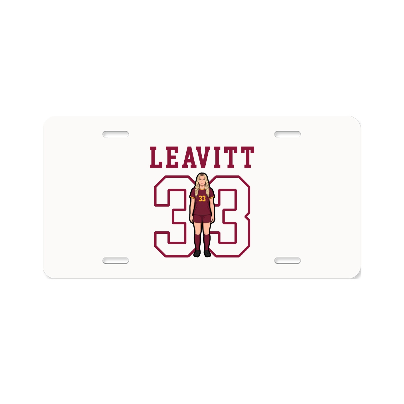 License Plate — Shirsey in Classic