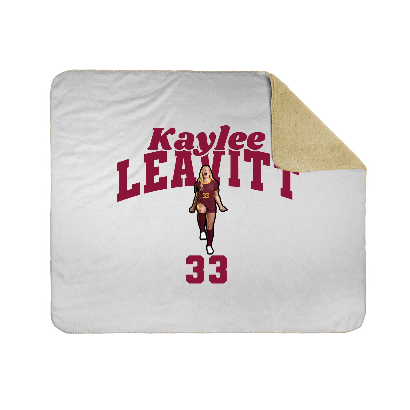 Throw Blanket — Signature Arch in White