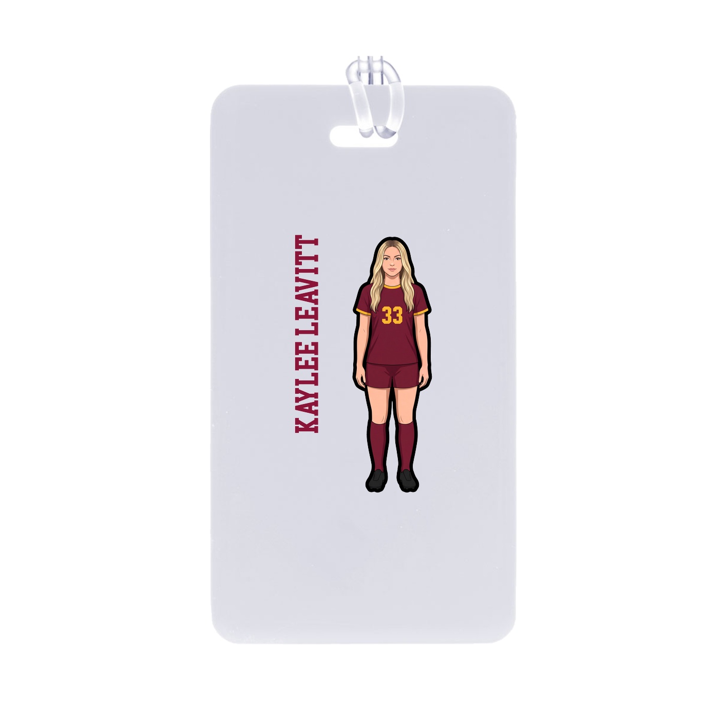 Bag Tag — Name Vertical in Classic