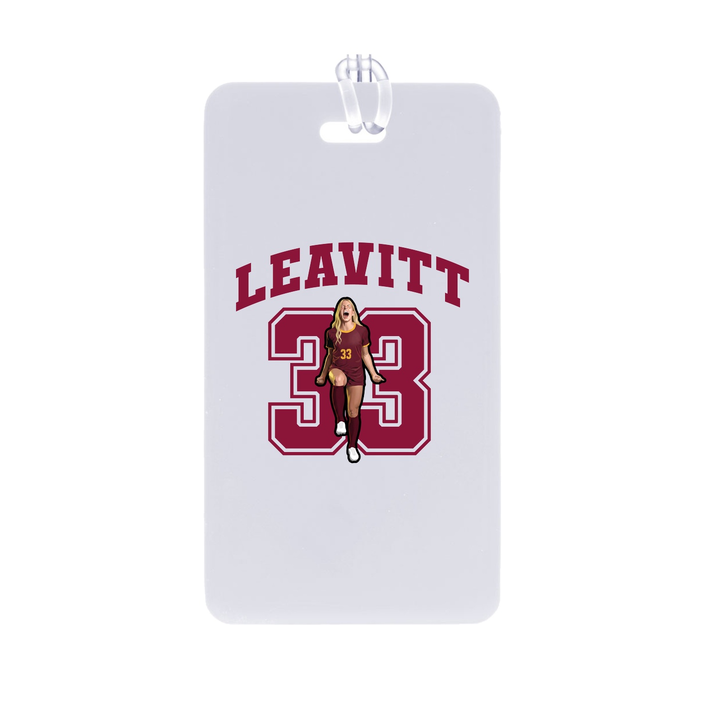 Bag Tag — Number in Classic