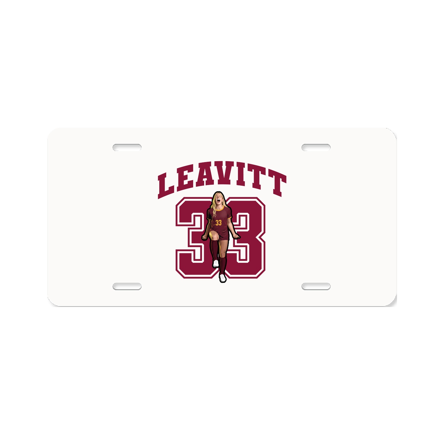 License Plate — Number in Classic