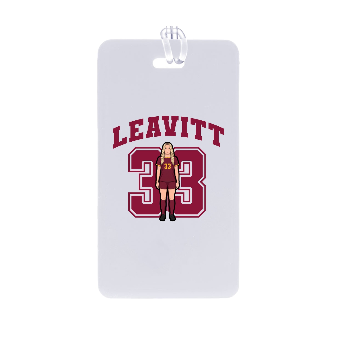 Bag Tag — Number in Classic