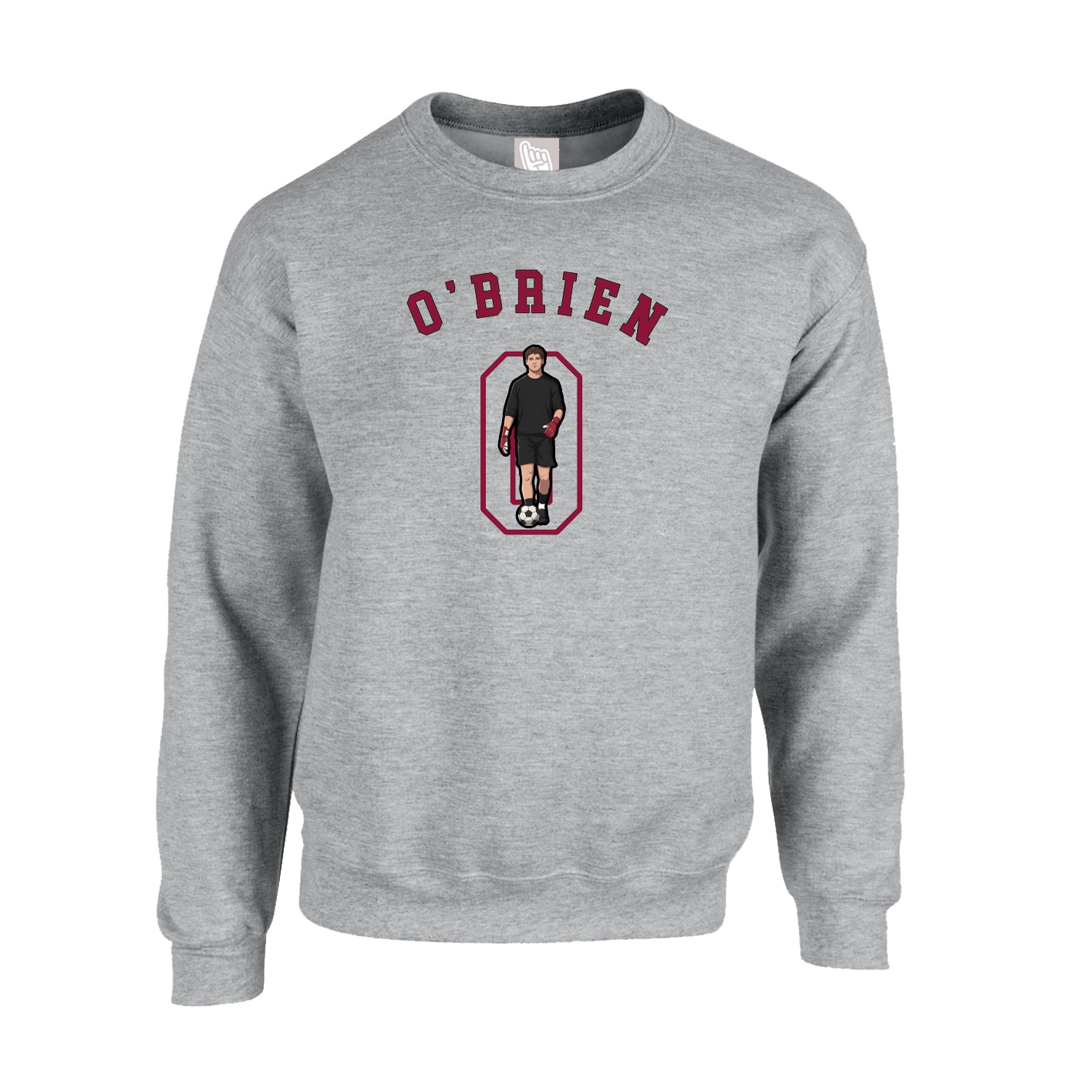 Fleece Crew — Shirsey Arch in Grey