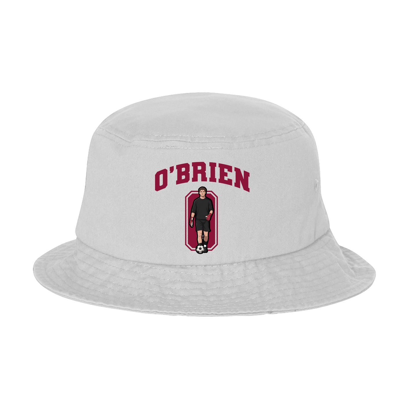 Bucket Cap — Number in White