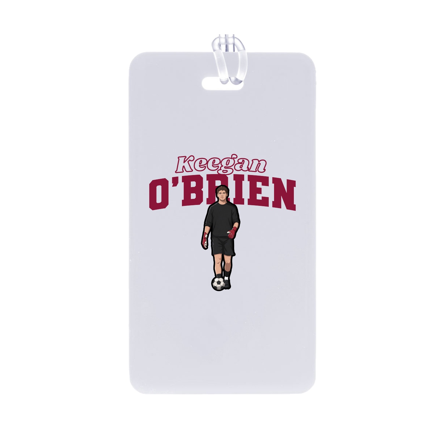 Bag Tag — Name Arch in Classic