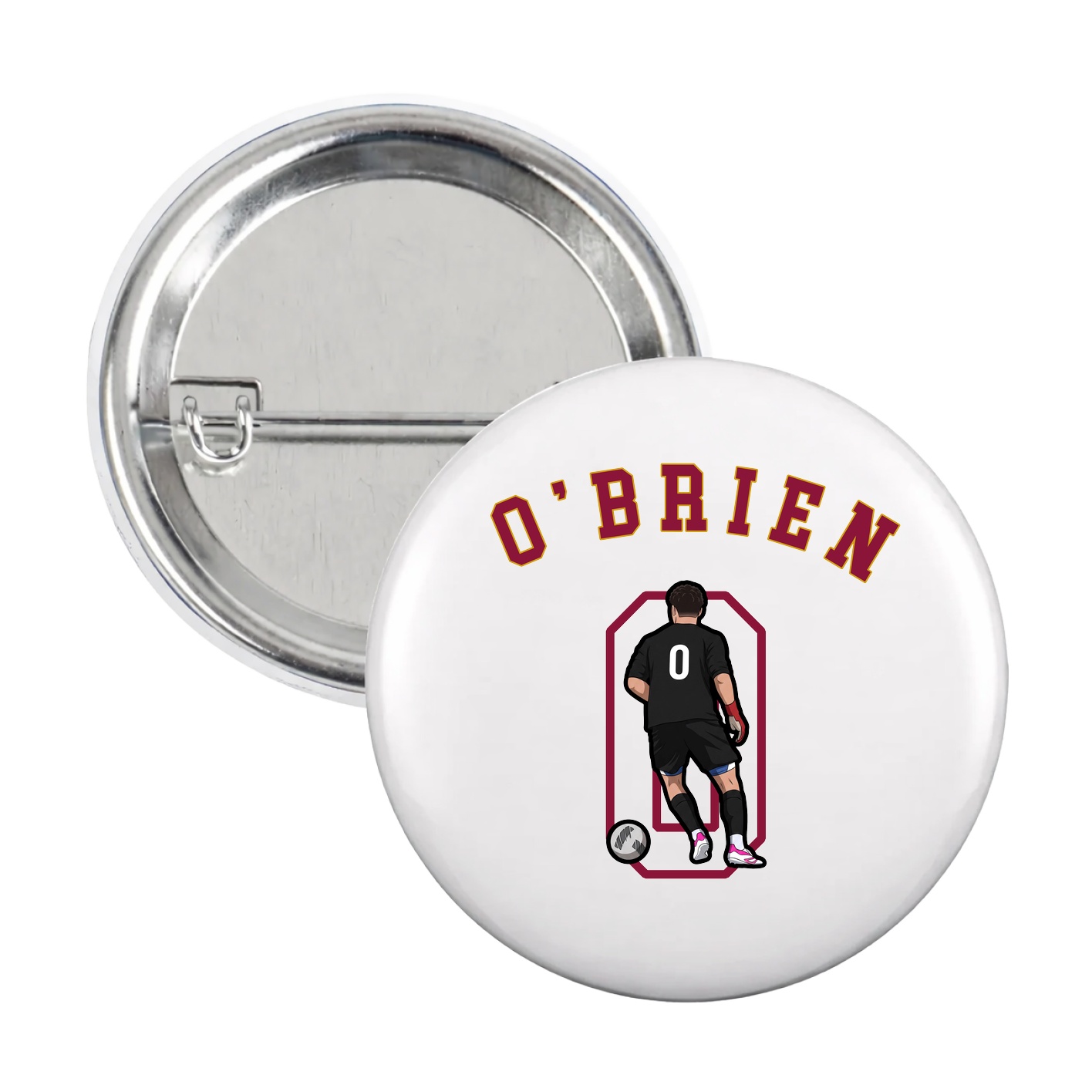Game Day Button — Shirsey Arch in White