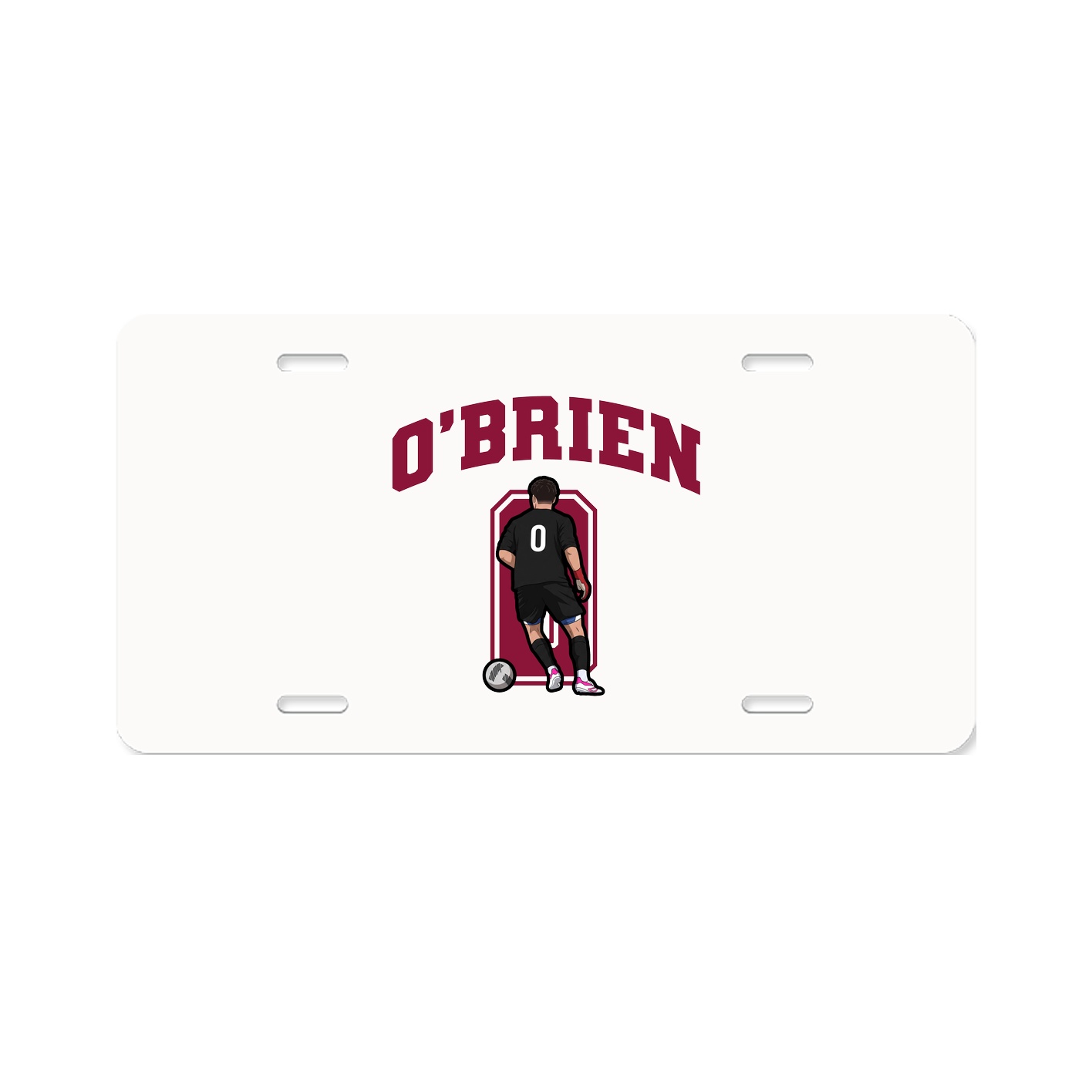 License Plate — Number in Classic