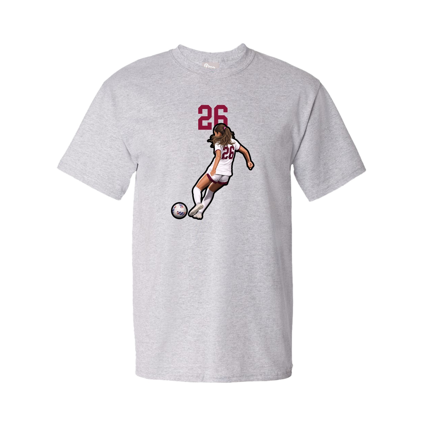 Tee — Number Top in Grey