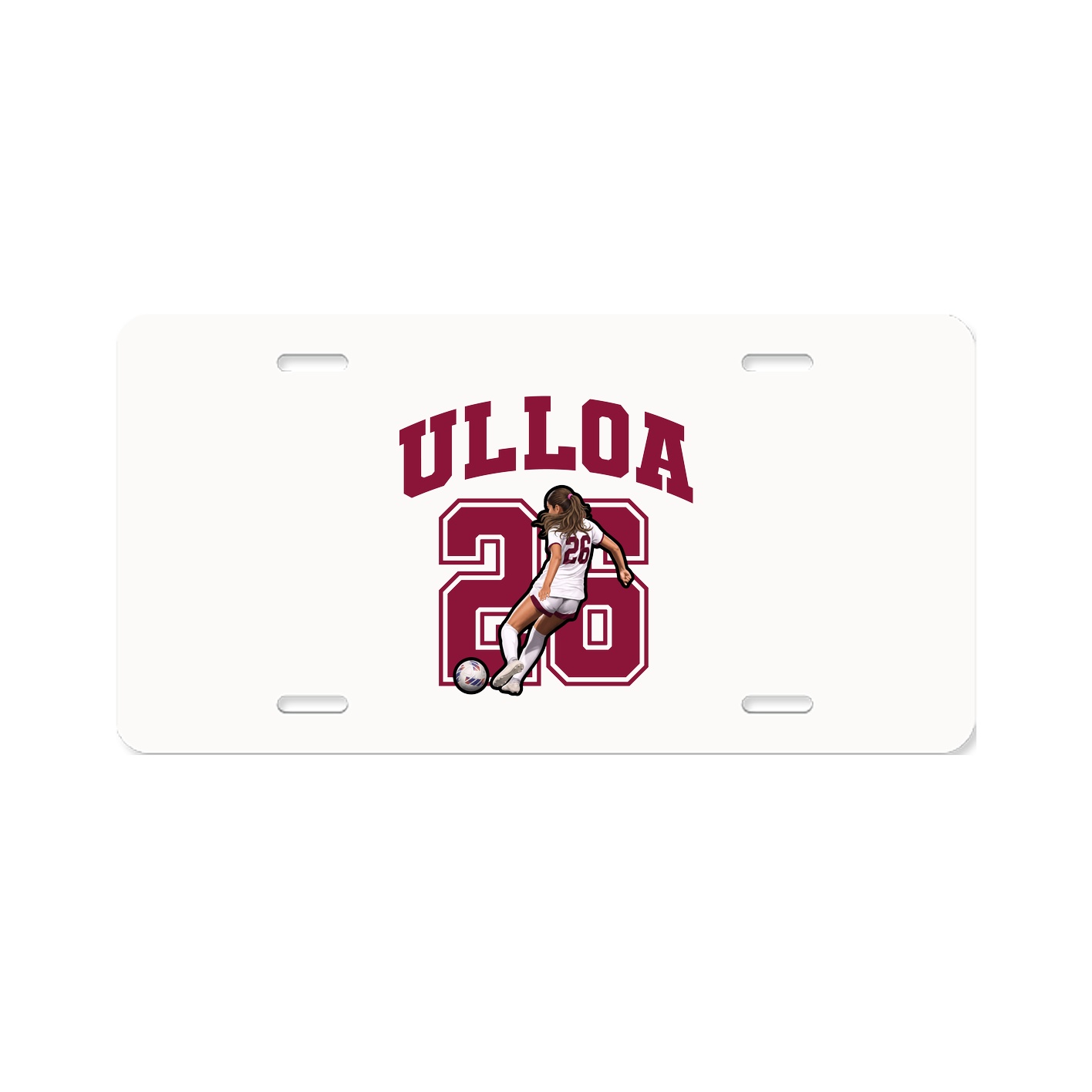 License Plate — Number in Classic