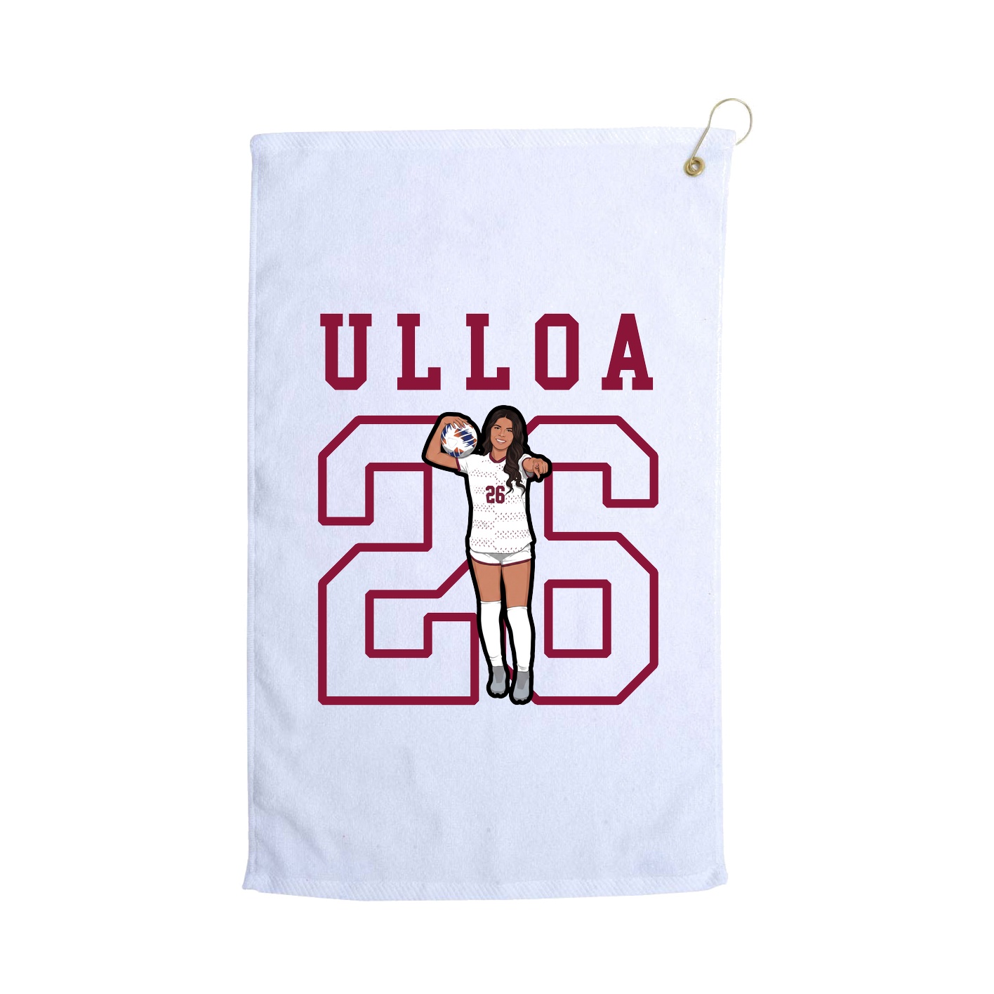 Golf Towel — Shirsey in White