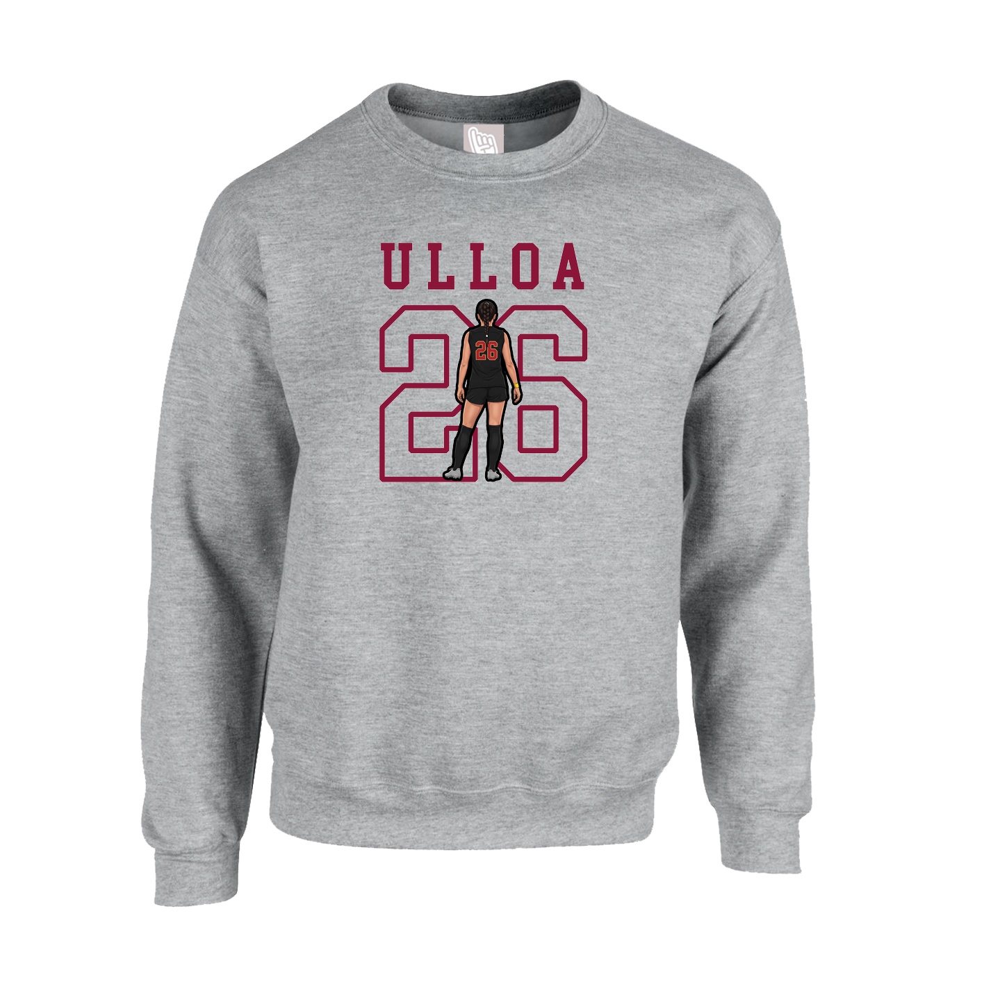 Fleece Crew — Shirsey in Grey