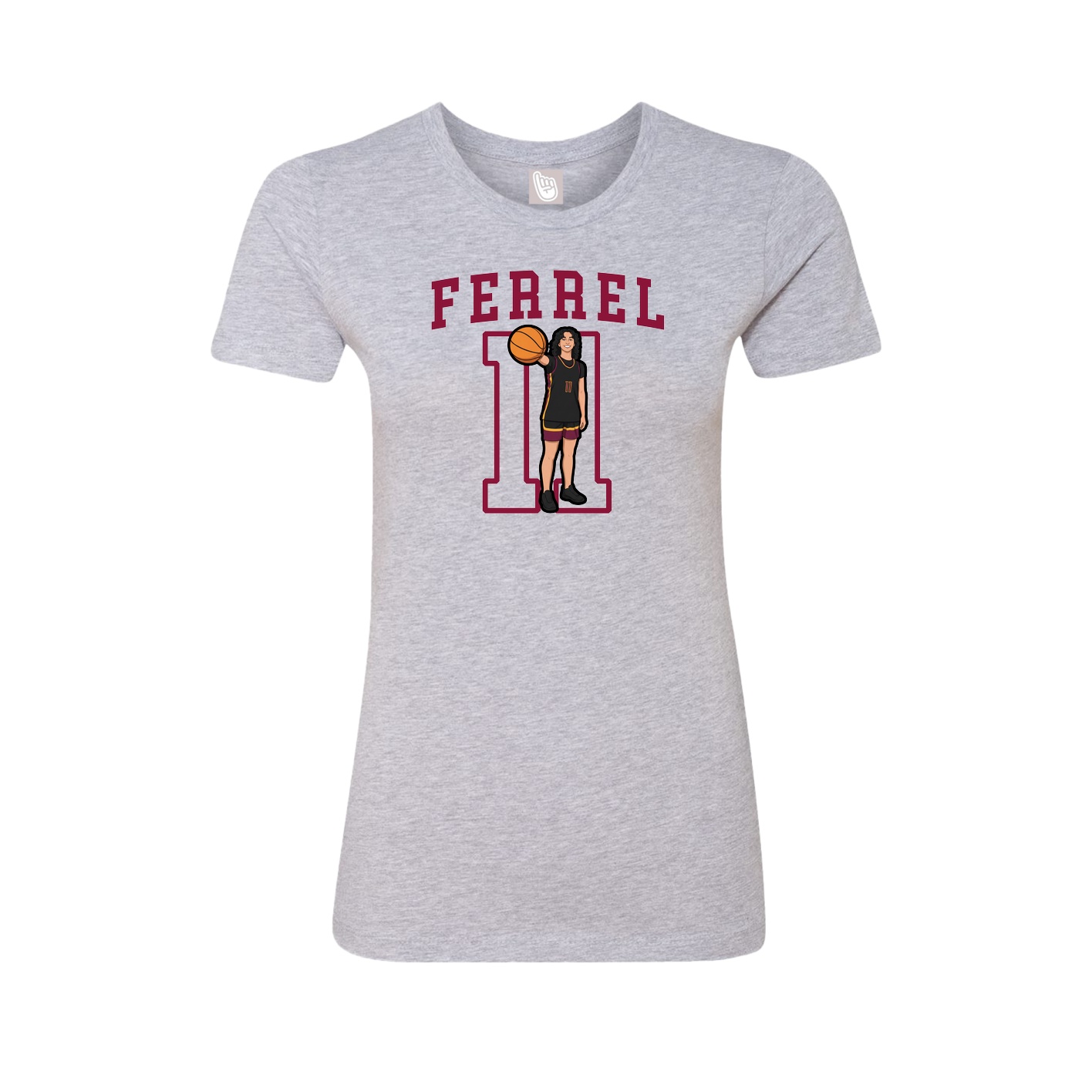 Fitted Women's Tee — Shirsey in Grey