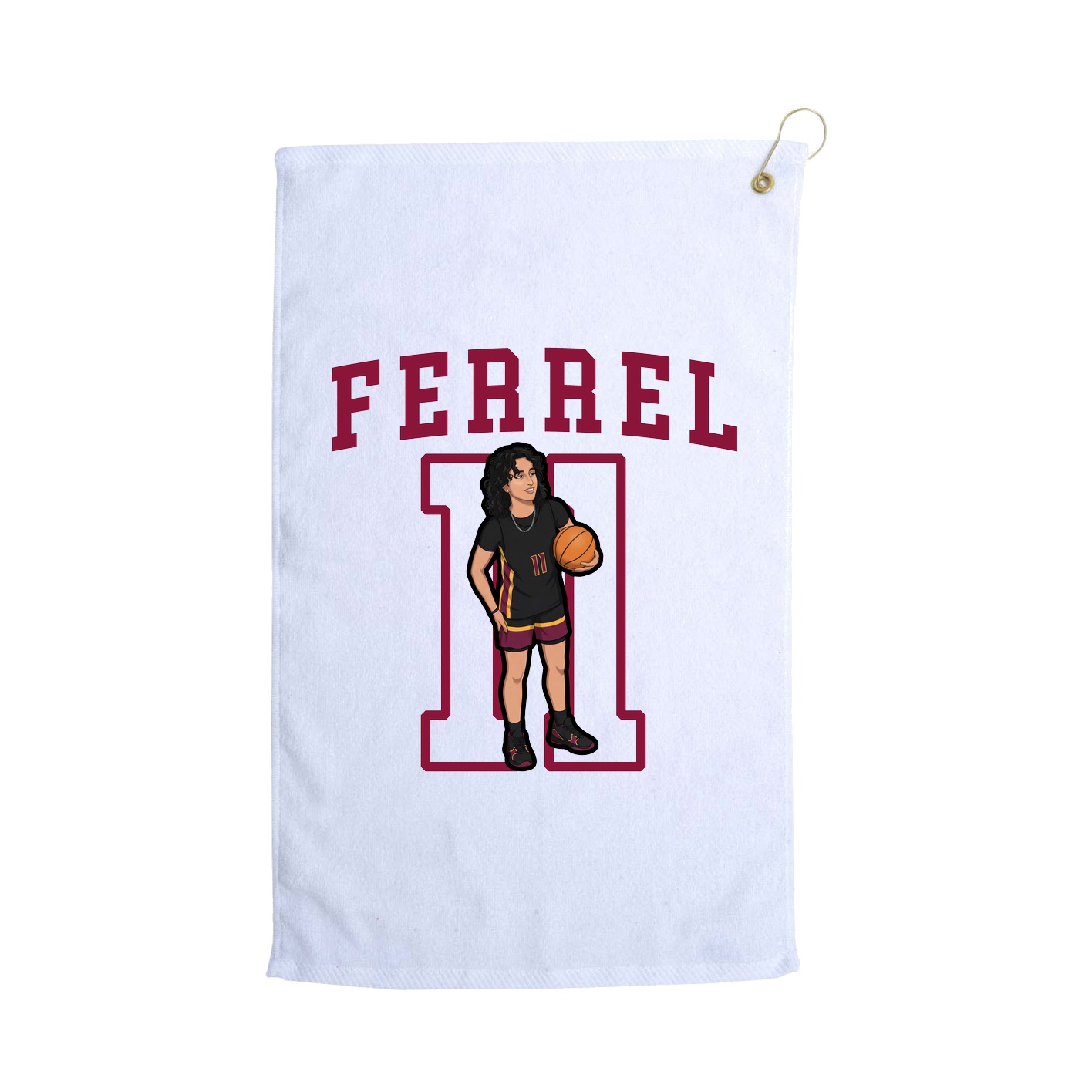 Golf Towel — Shirsey in White
