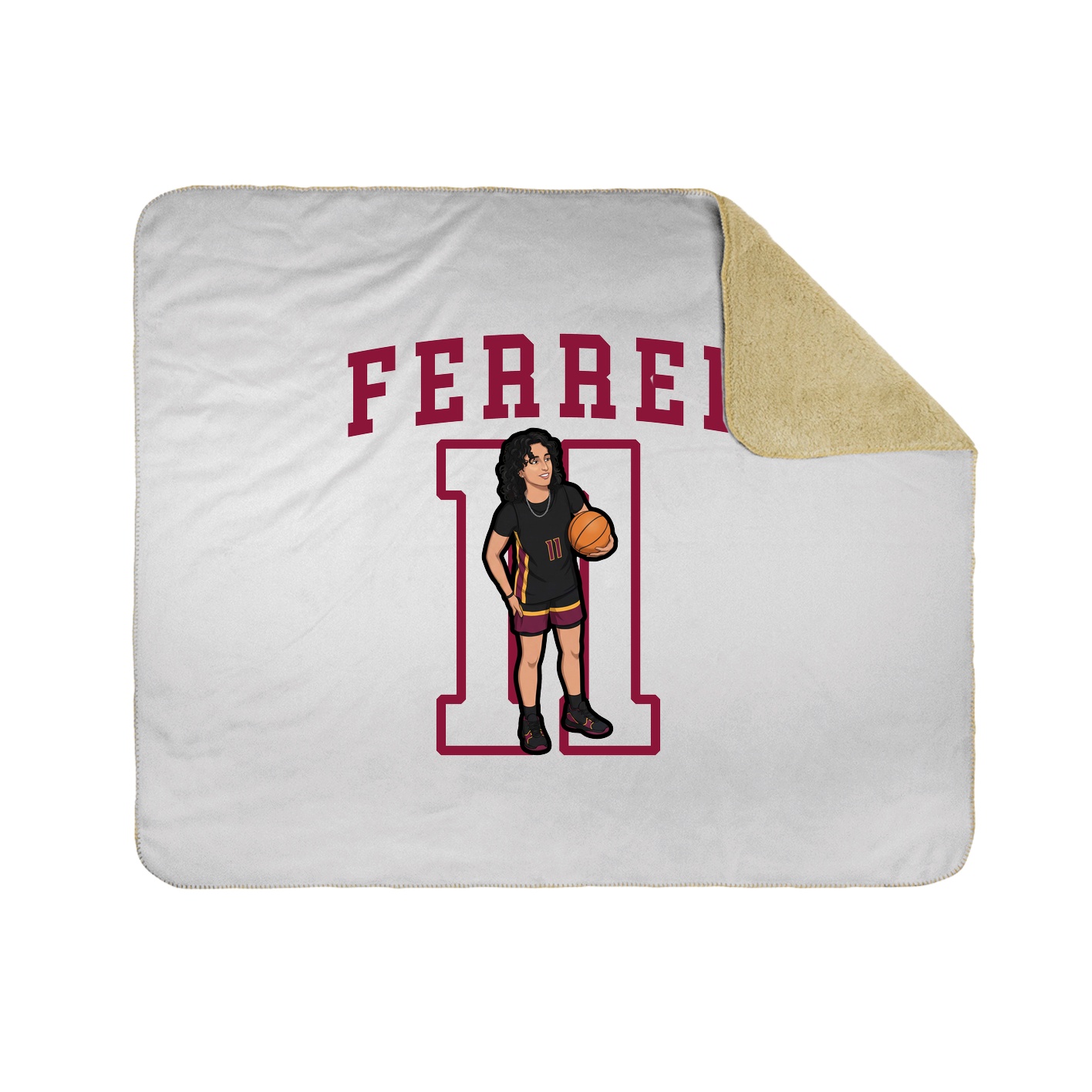 50x60 Sherpa Lined Throw Blanket