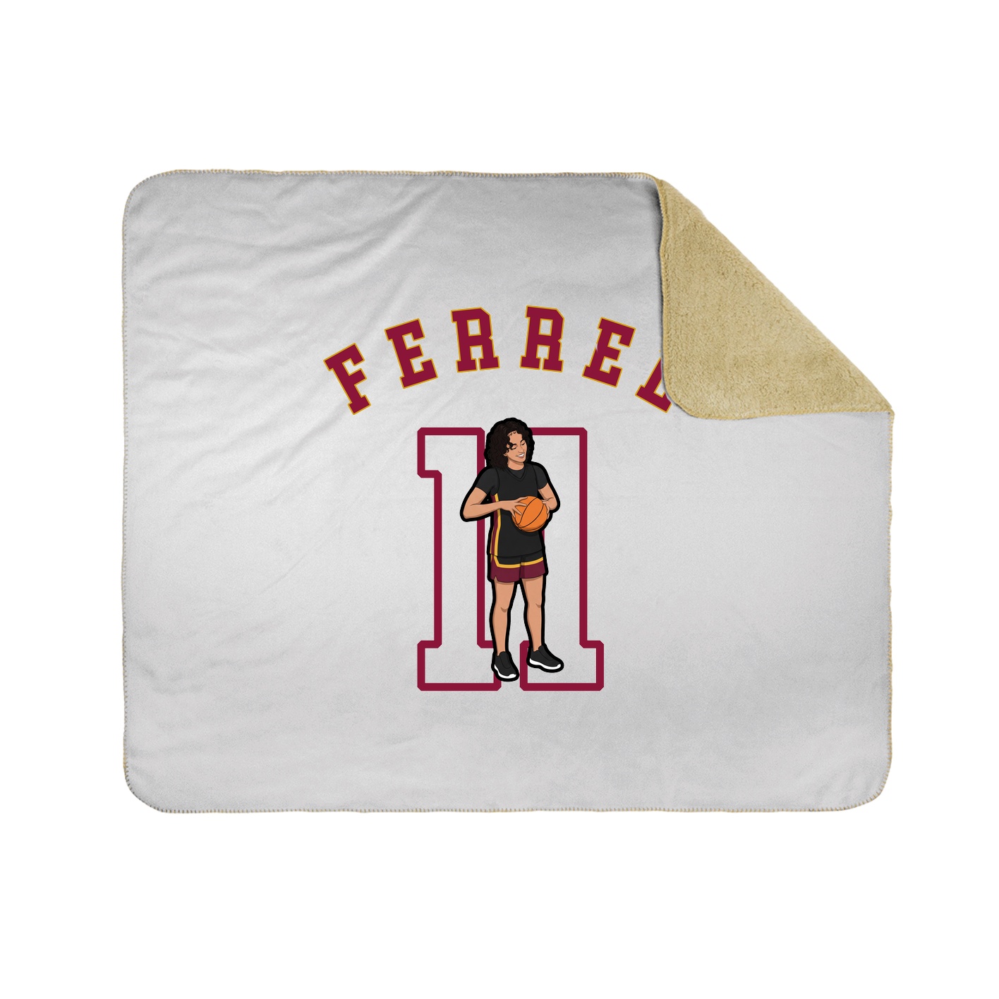 50x60 Sherpa Lined Throw Blanket