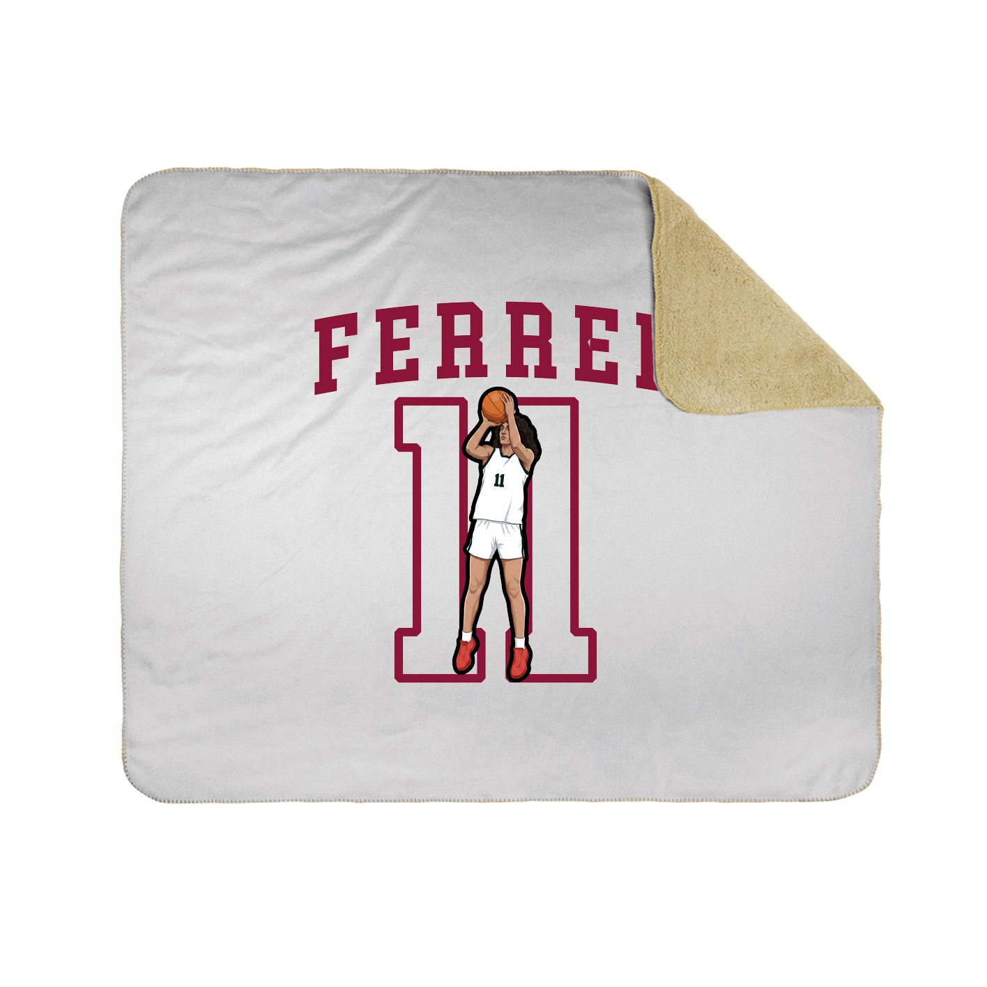 50x60 Sherpa Lined Throw Blanket