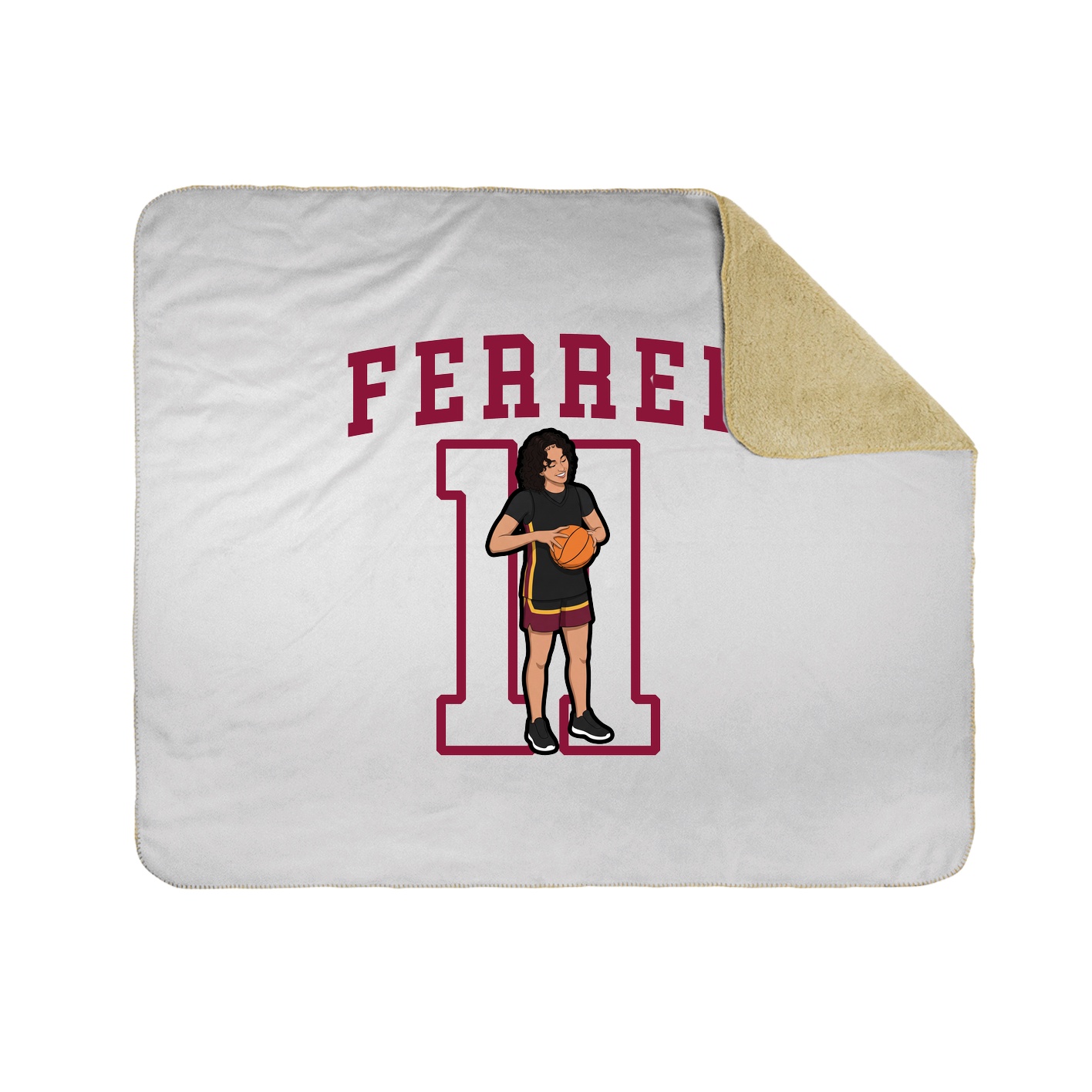 50x60 Sherpa Lined Throw Blanket