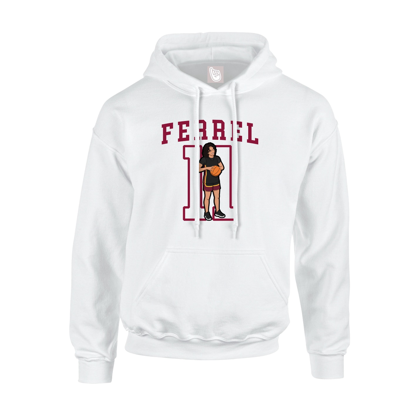 Hoodie — Shirsey in White