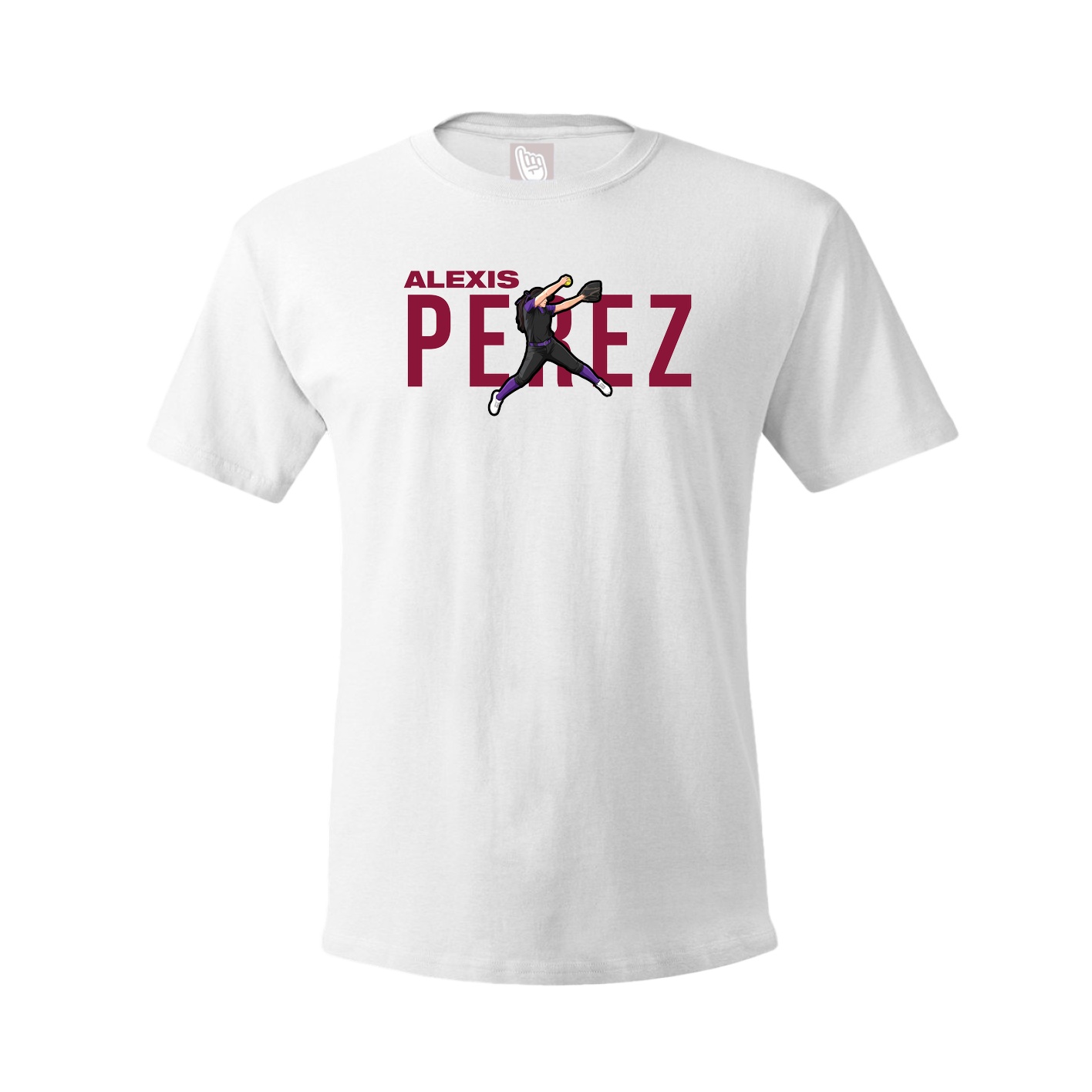 Youth Tee — Player Name in White