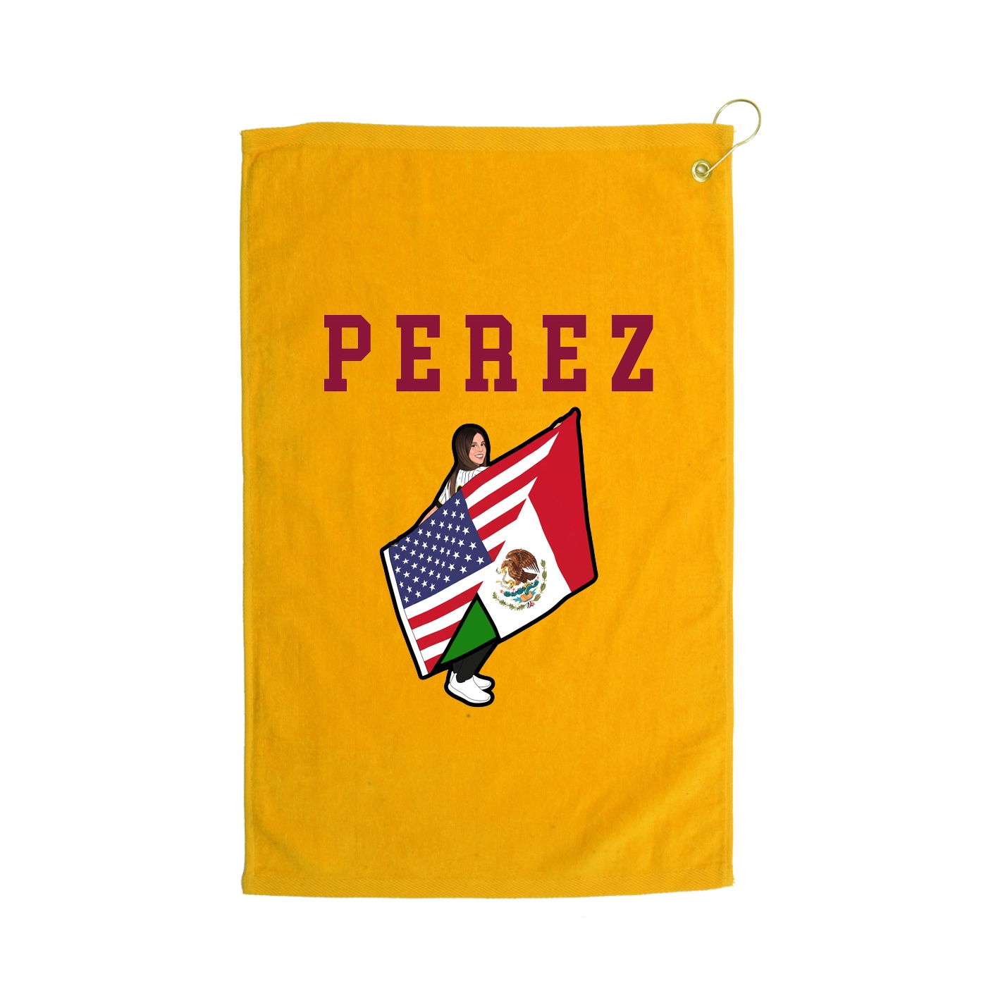 Golf Towel — Shirsey in Gold