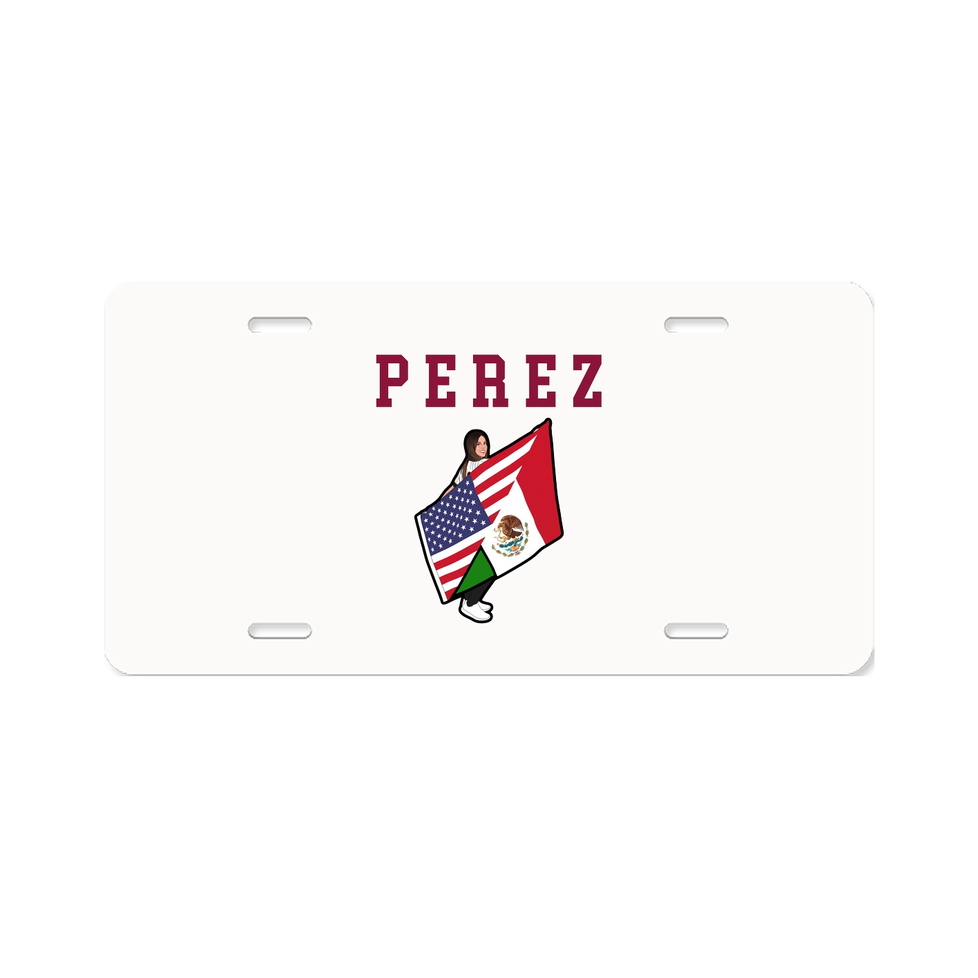 License Plate — Shirsey in Classic