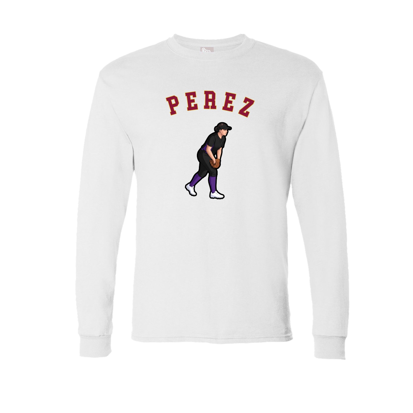 Long Sleeve Tee — Shirsey Arch in White