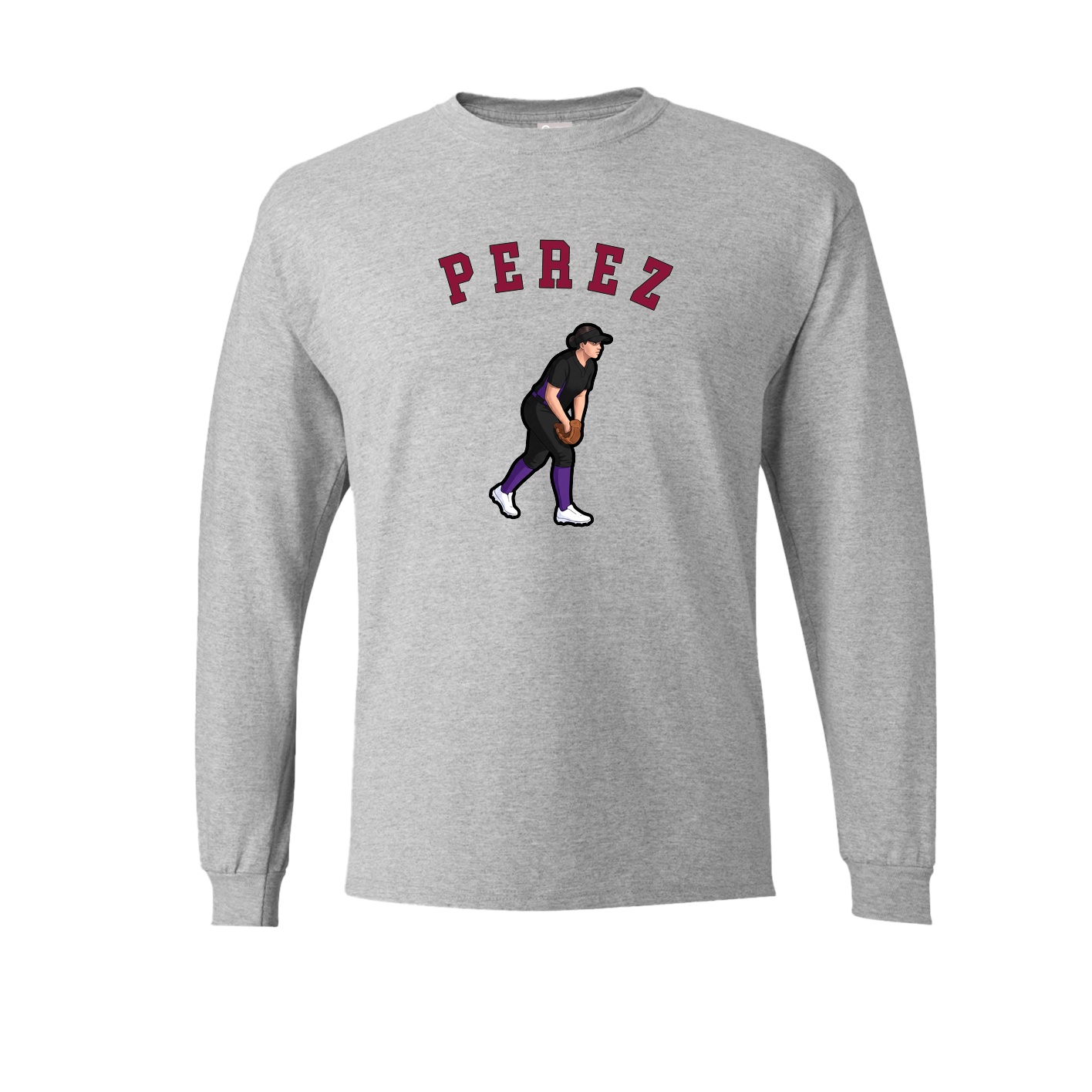 Long Sleeve Tee — Shirsey Arch in Grey