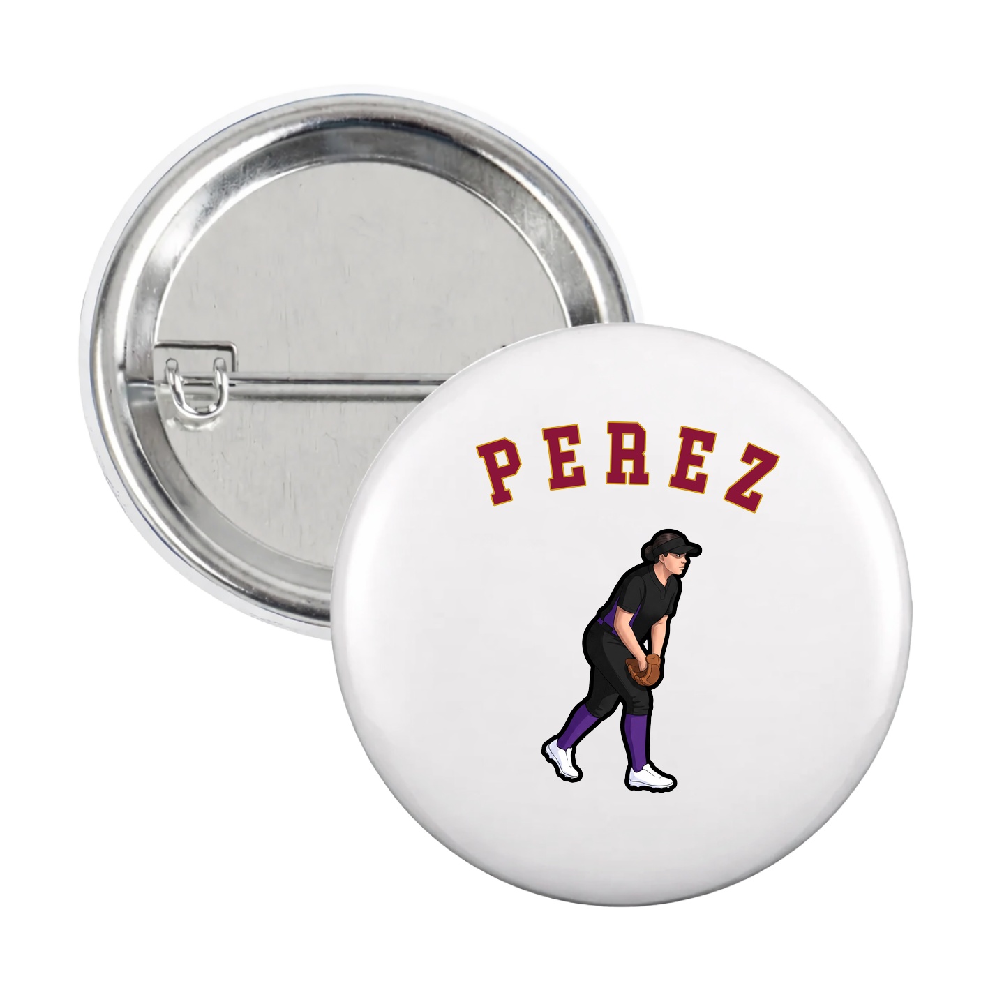 Game Day Button — Shirsey Arch in White