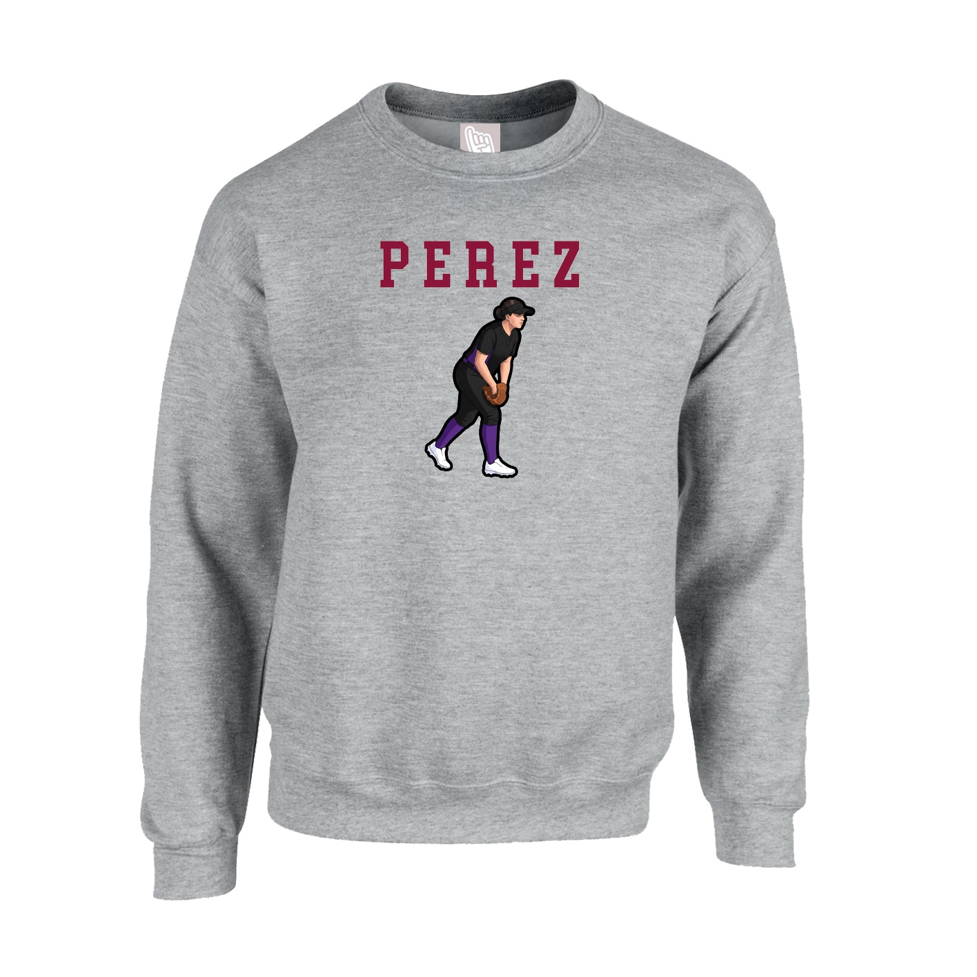 Fleece Crew — Shirsey in Grey