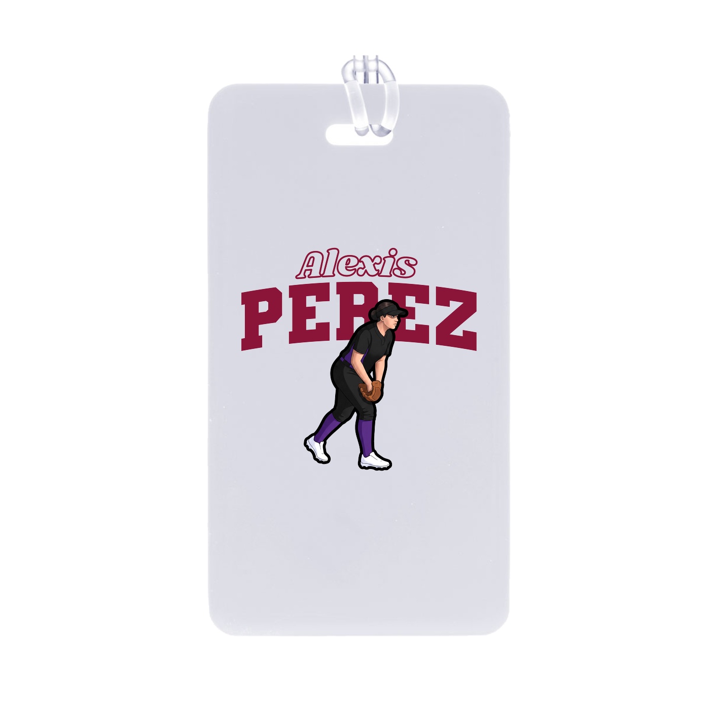 Bag Tag — Name Arch in Classic