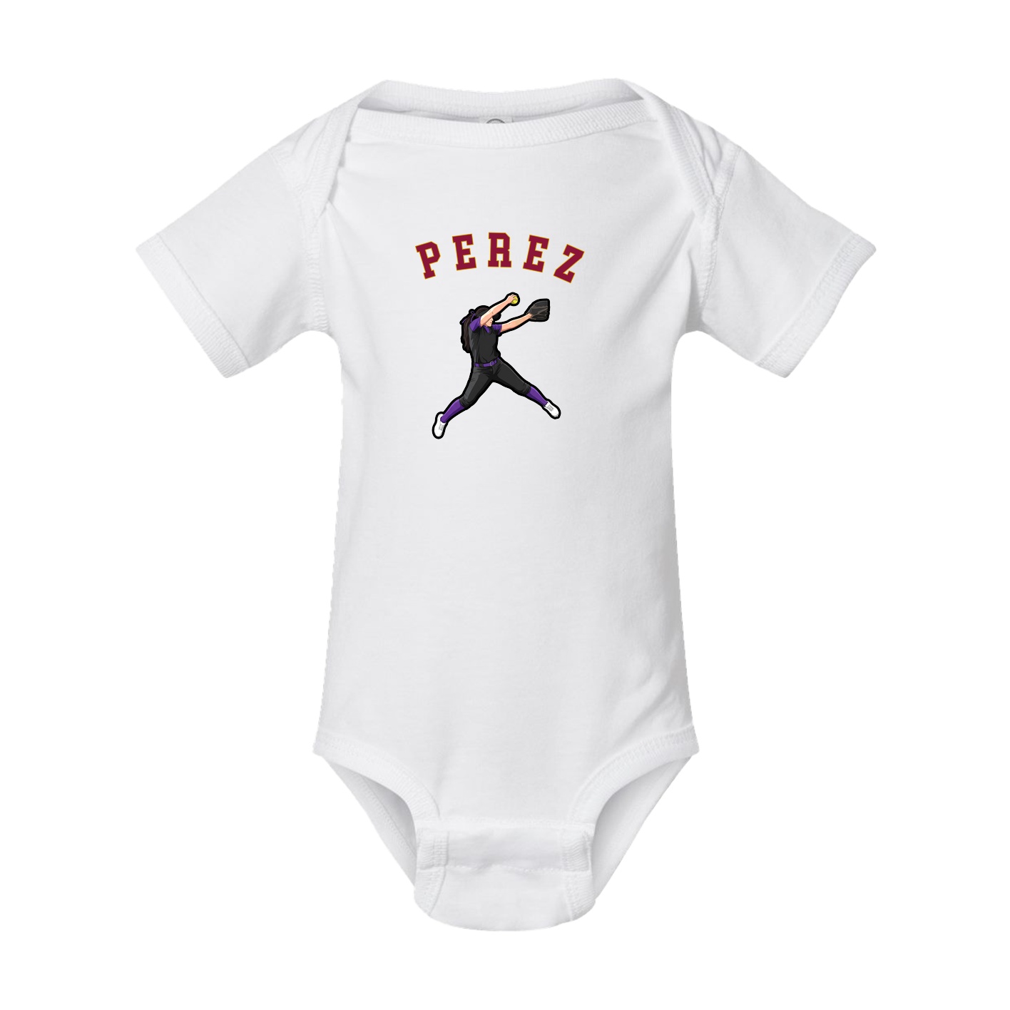 Baby Onesie — Shirsey Arch in White