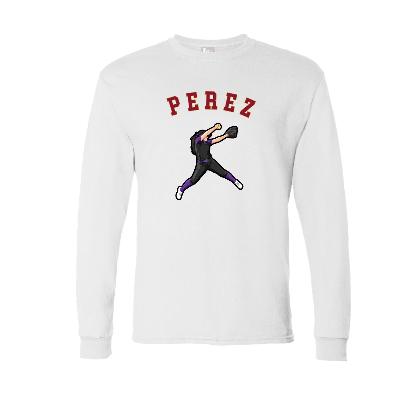 Long Sleeve Tee — Shirsey Arch in White