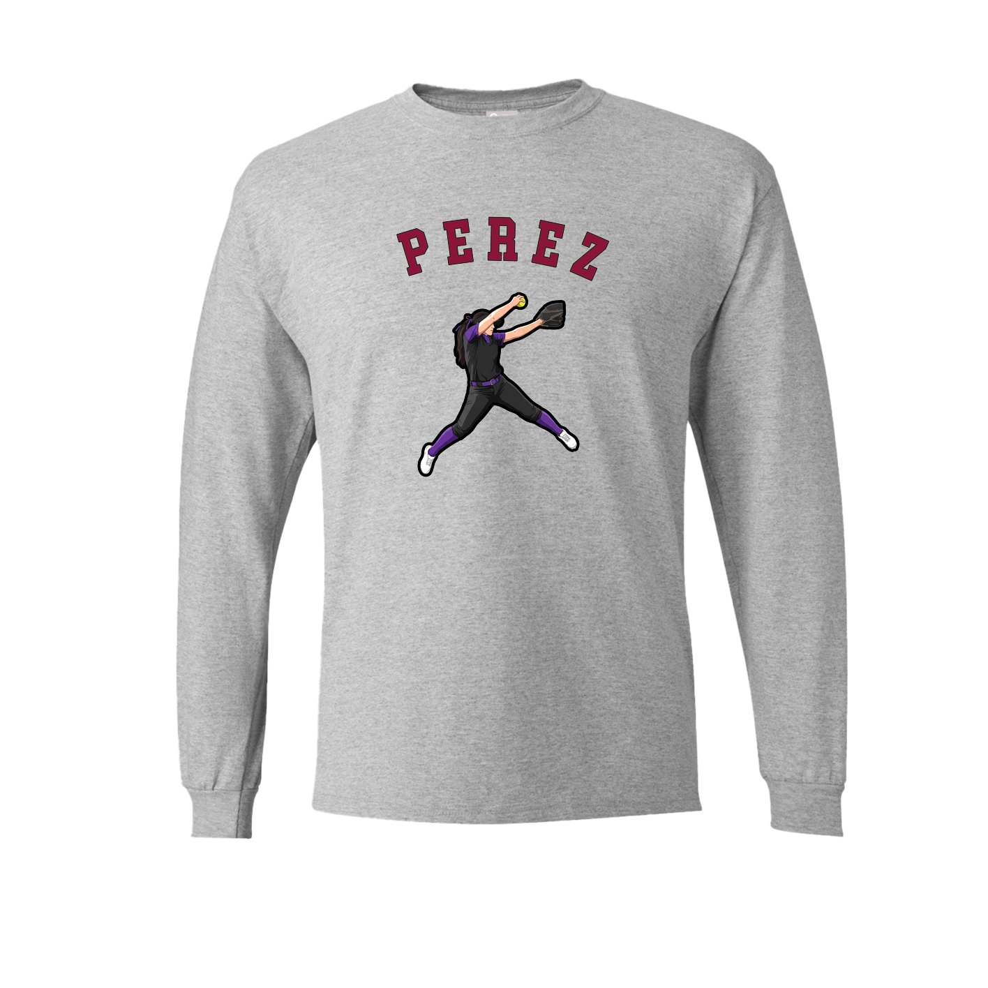 Long Sleeve Tee — Shirsey Arch in Grey