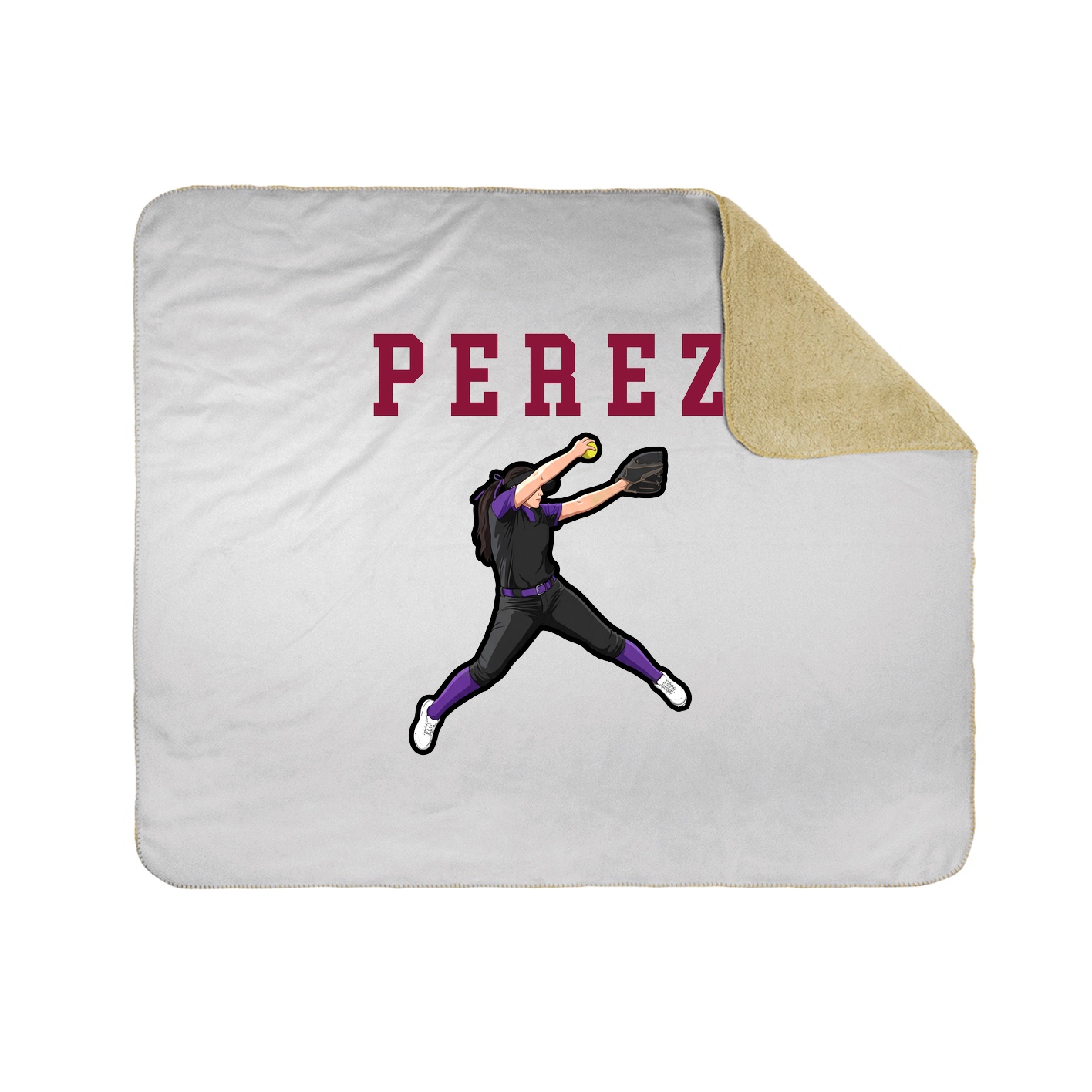 Throw Blanket — Shirsey in White
