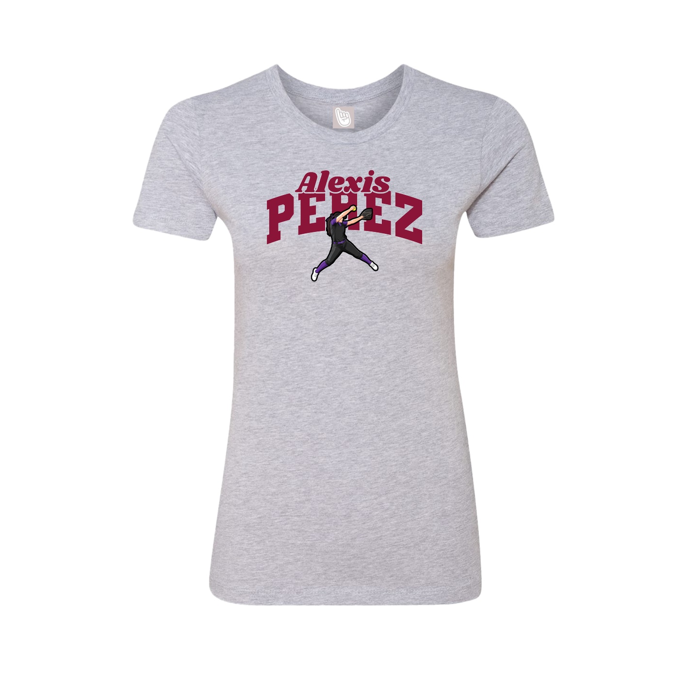 Womens Tee — Signature Arch in Grey
