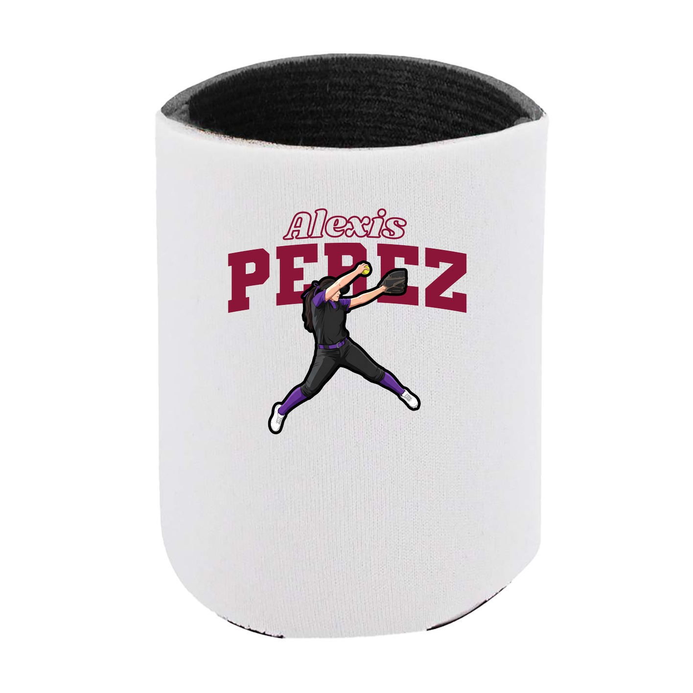 Can Holder — Name Arch in White