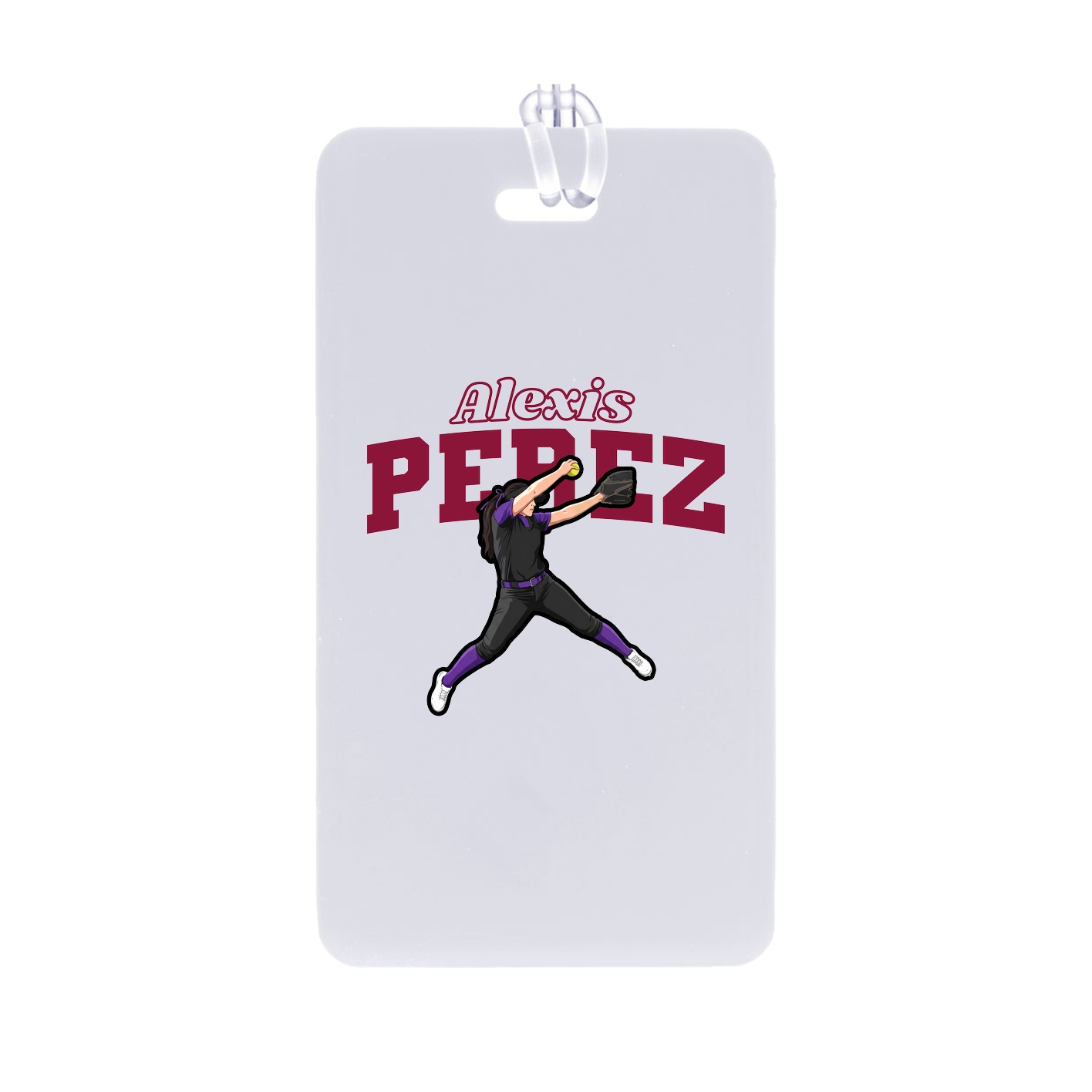 Bag Tag — Name Arch in Classic