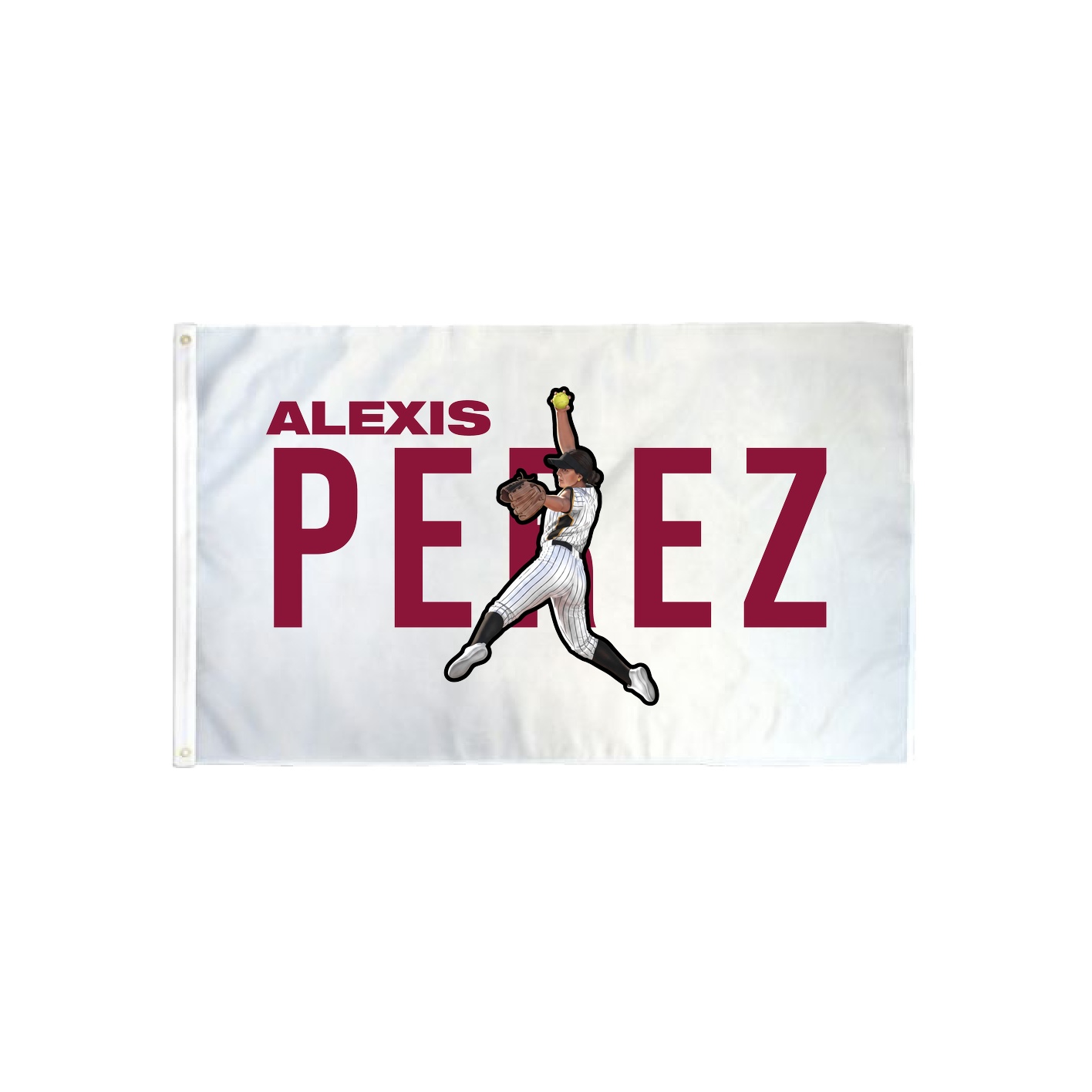 3x5 Flag — Player Name in Classic