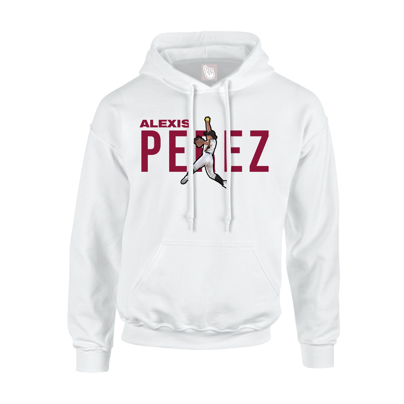 Hoodie — Player Name in White
