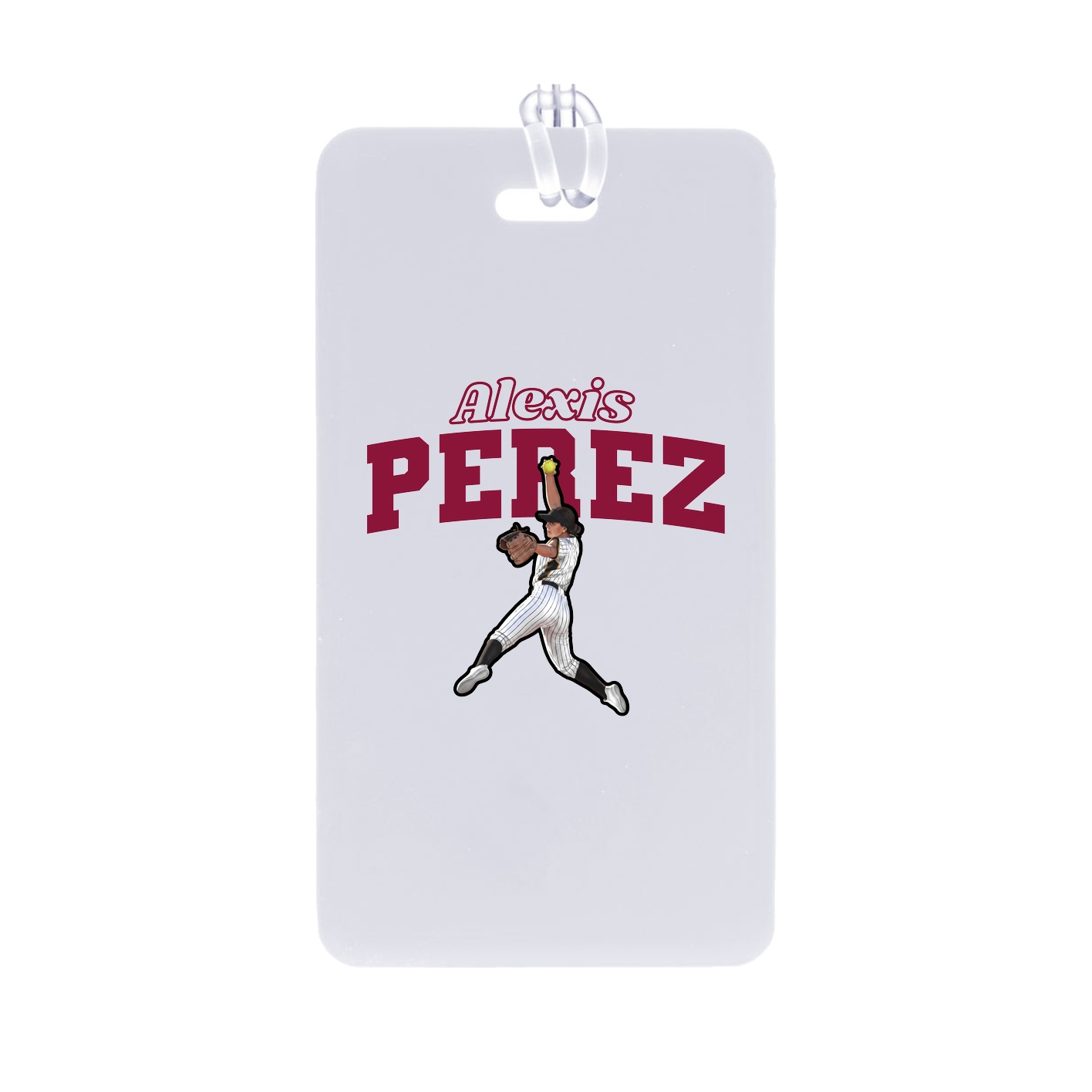 Bag Tag — Name Arch in Classic
