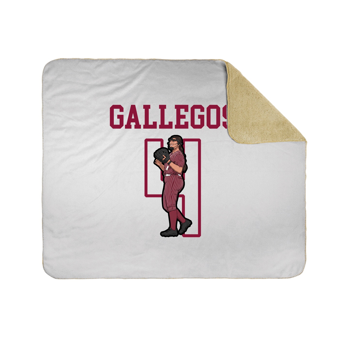 Throw Blanket — Shirsey in White