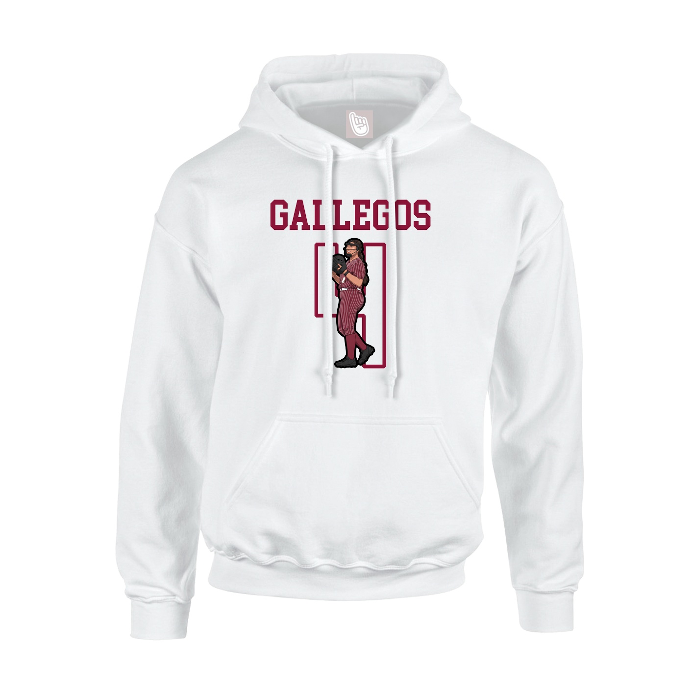 Youth Hoodie — Shirsey in White