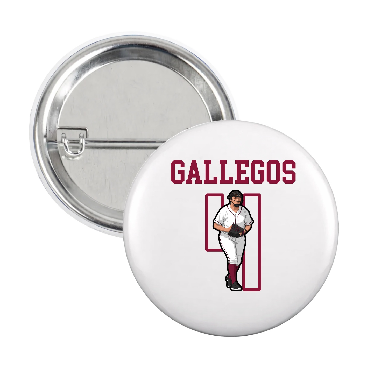 Game Day Button — Shirsey in White