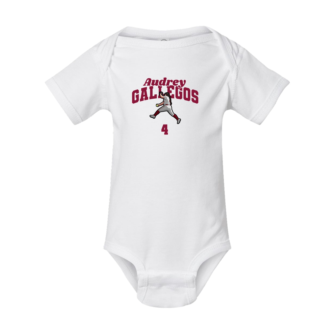 Baby Onesie — Signature Arch in White